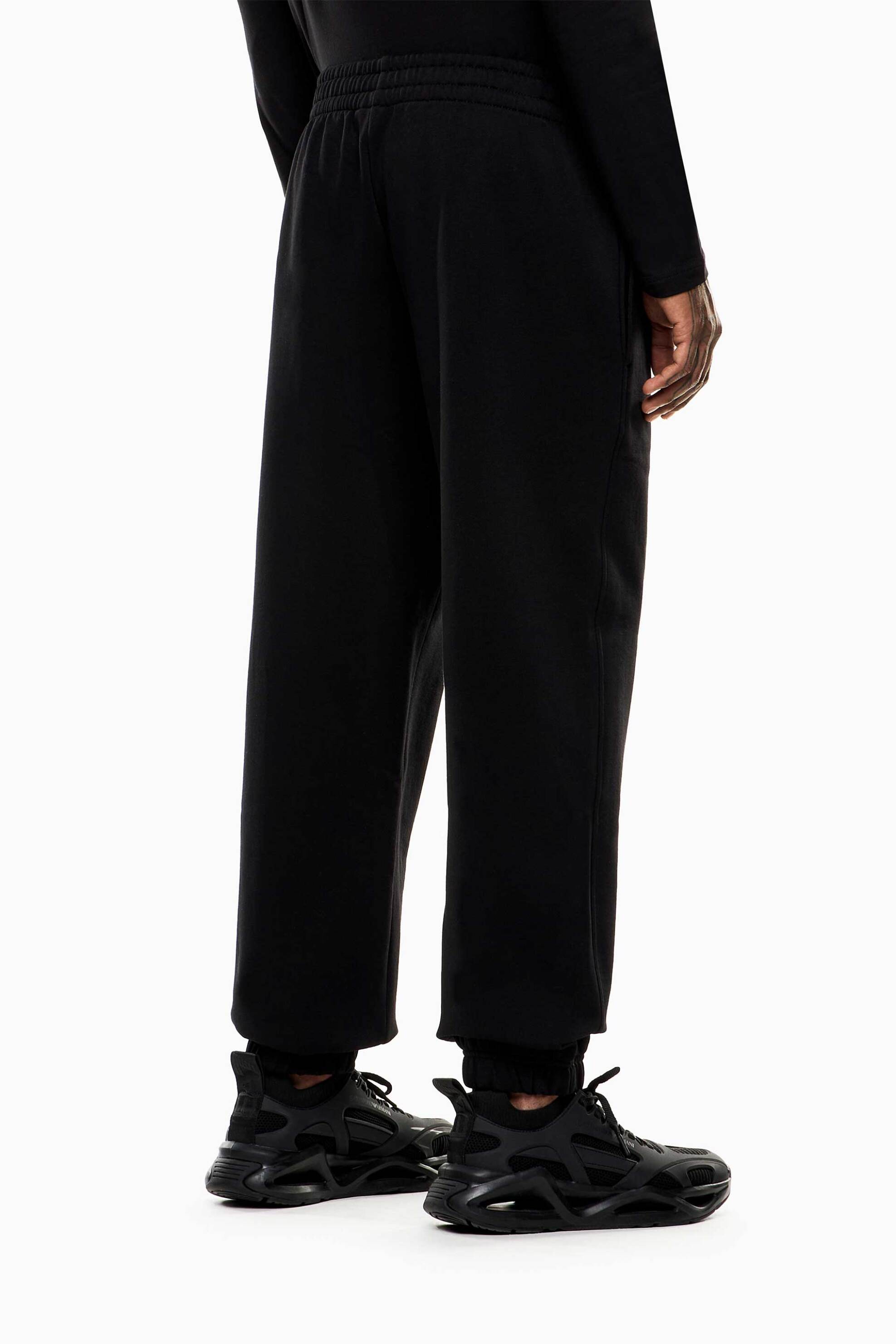 EA7 ανδρικό παντελόνι φόρμας με λογότυπο Modern Fit - 7M000911AF10377 Μαύρο φωτογραφία