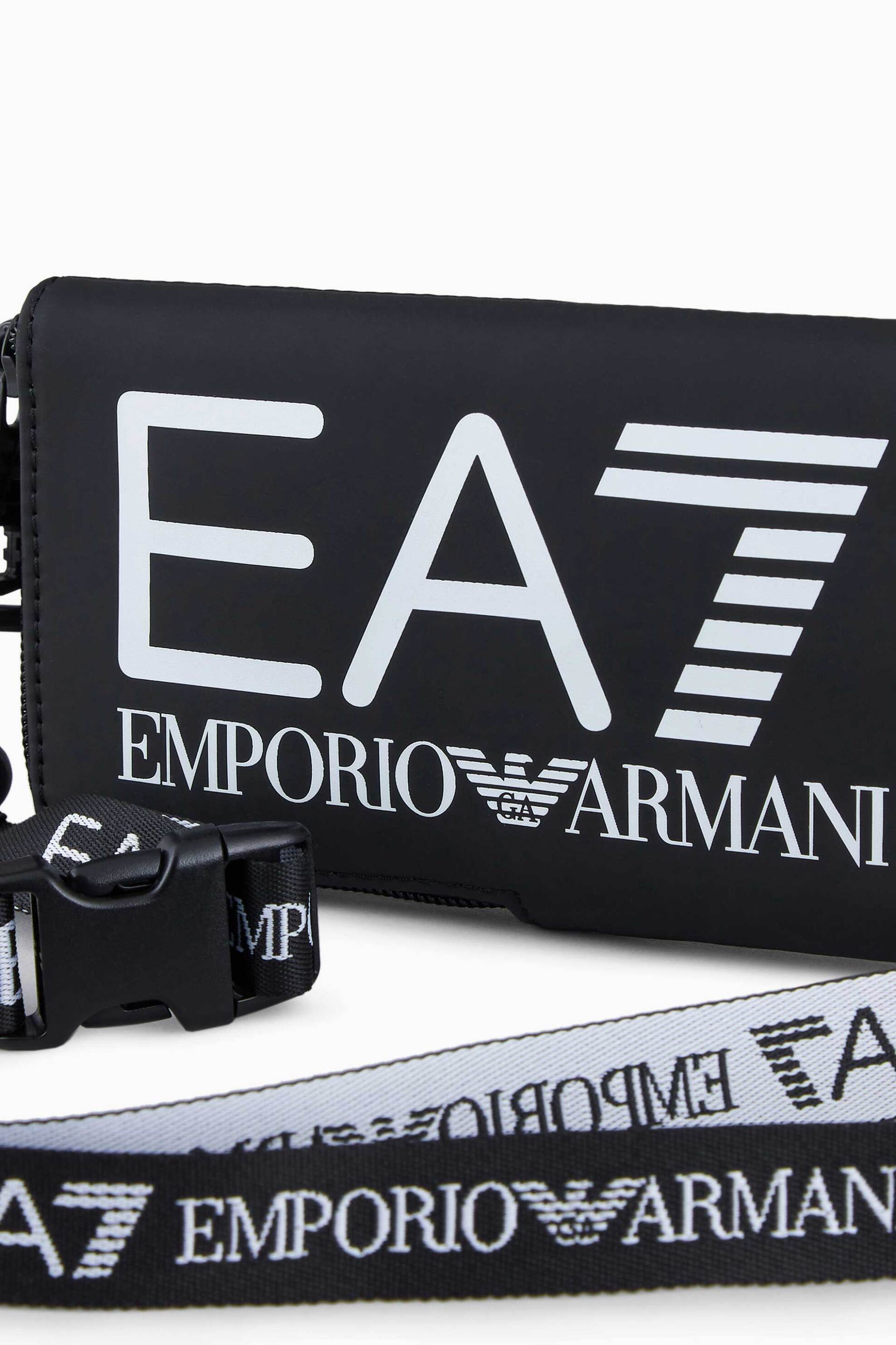 EA7 unisex θήκη τηλεφώνου με λογότυπο - 2451023R910 Μαύρο φωτογραφία