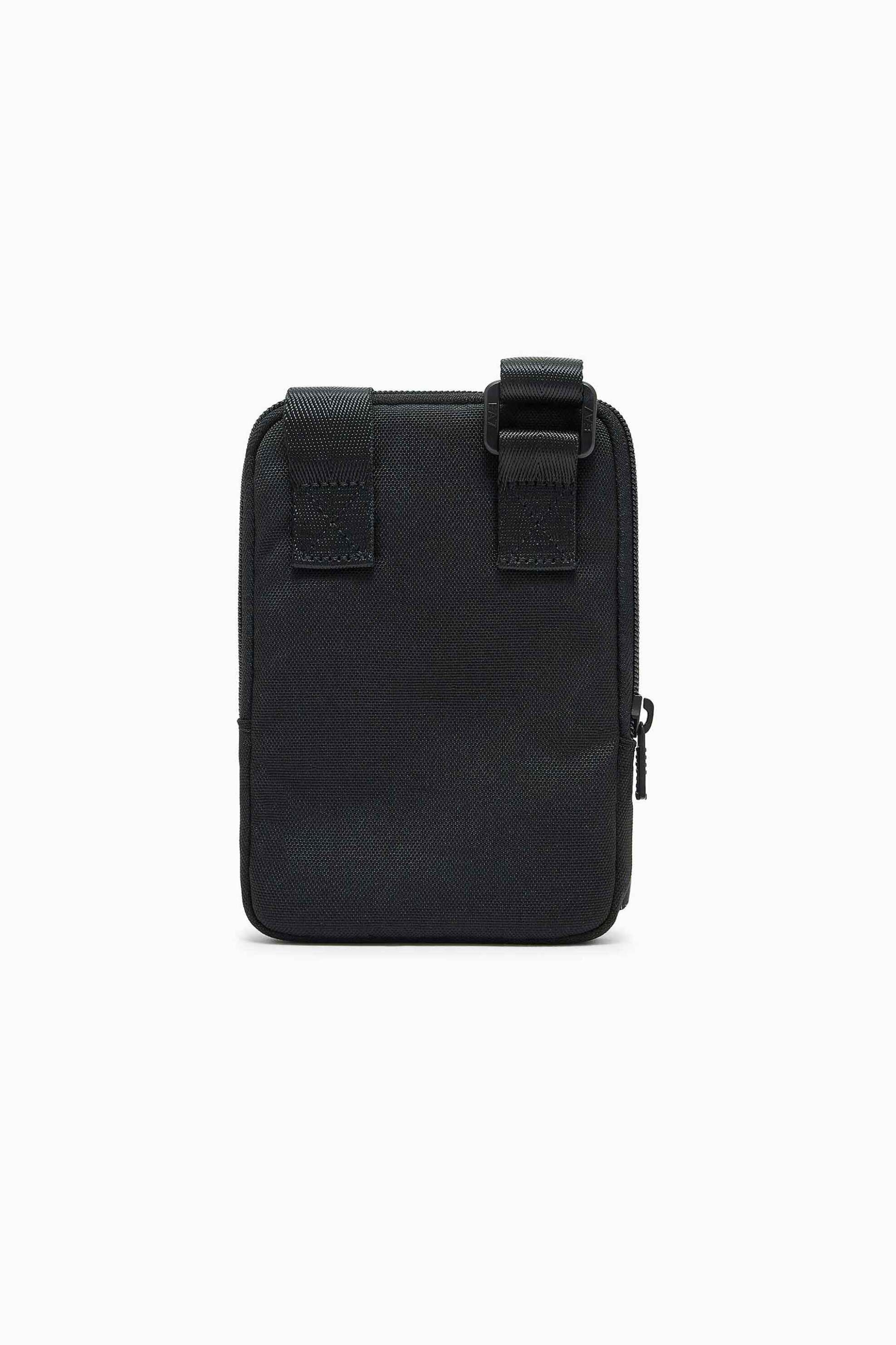 Ea7 Unisex Τσαντάκι Crossbody με Λογότυπο - 7X000391Af19722 Μαύρο