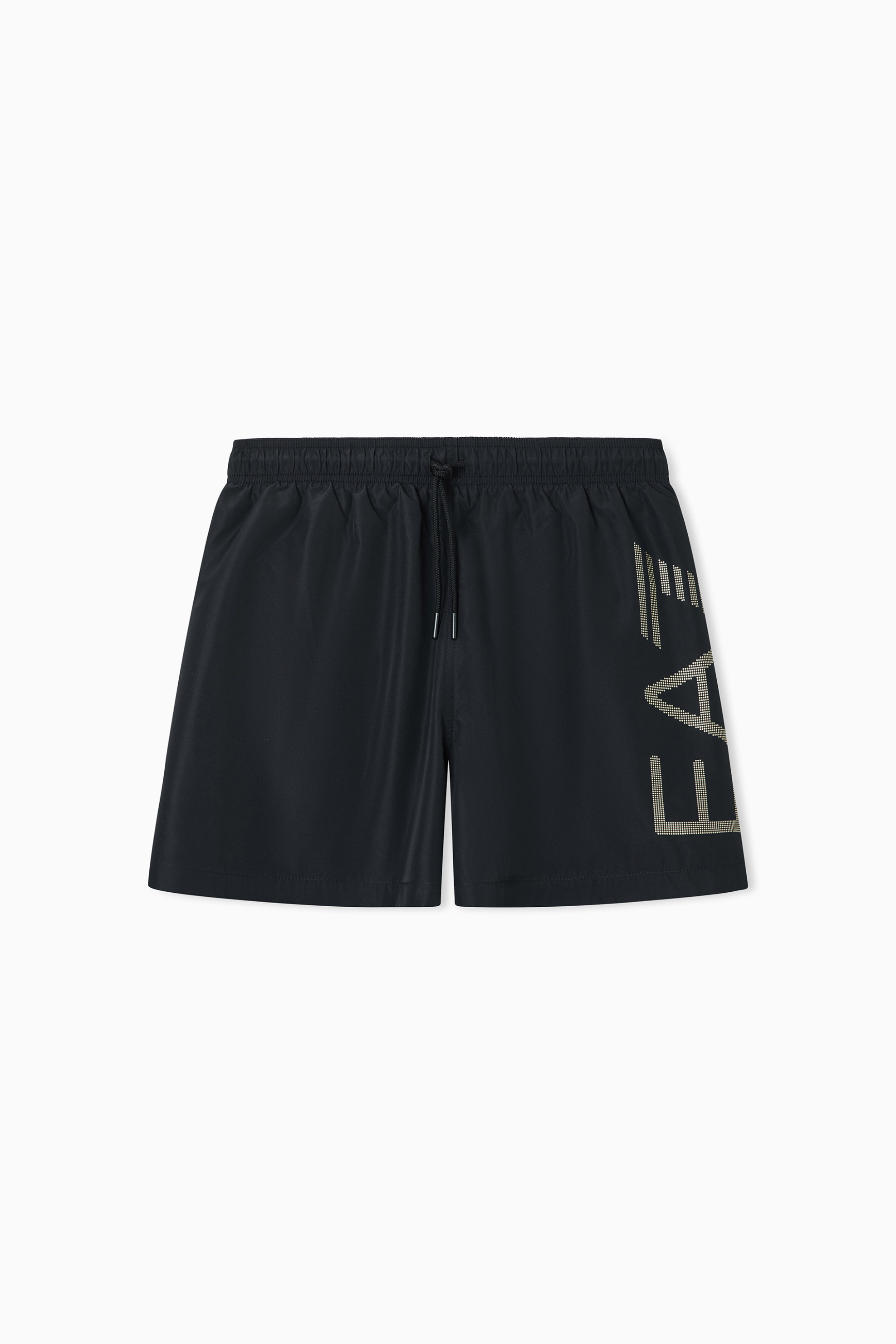 Ea7 Ανδρικό Μαγιό Σορτς με Λογότυπο Regular Fit - 7M002001Af14497 Μαύρο Χρυσό