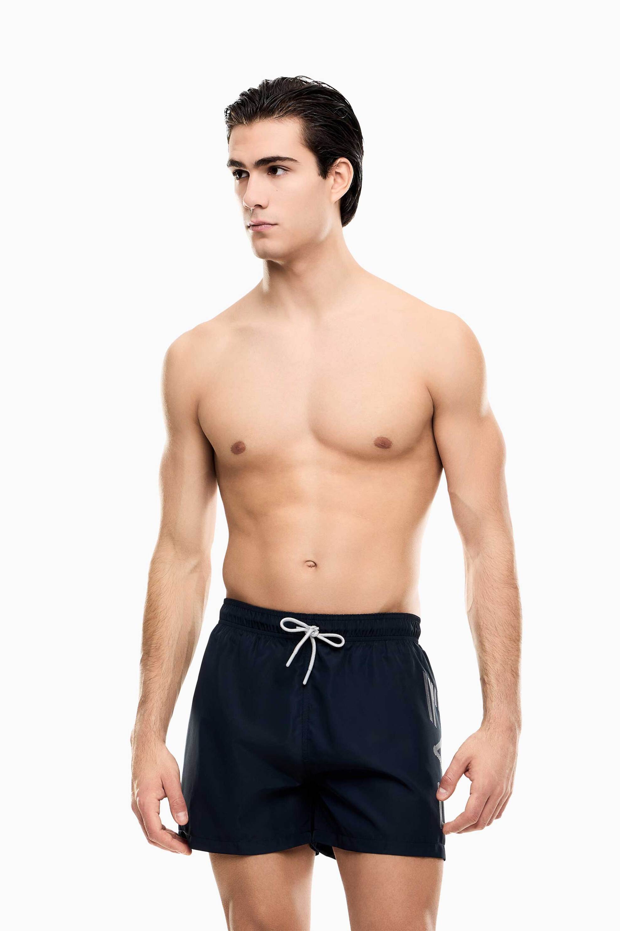 EA7 EA7 ανδρικό μαγιό σορτς με λογότυπο Regular Fit - 7M002001AF14497 Μπλε Σκούρο