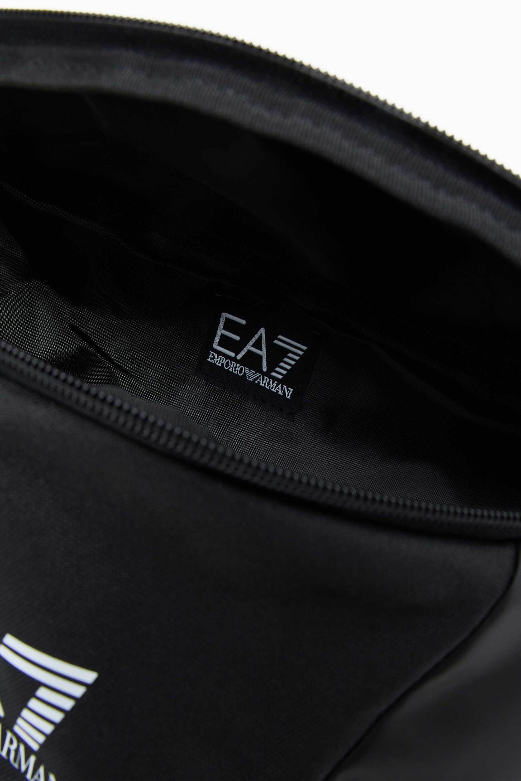 Ea7 Ανδρικό Τσαντάκι Μέσης Crossbody με Λογότυπο - 7X000073Af19722 Μαύρο