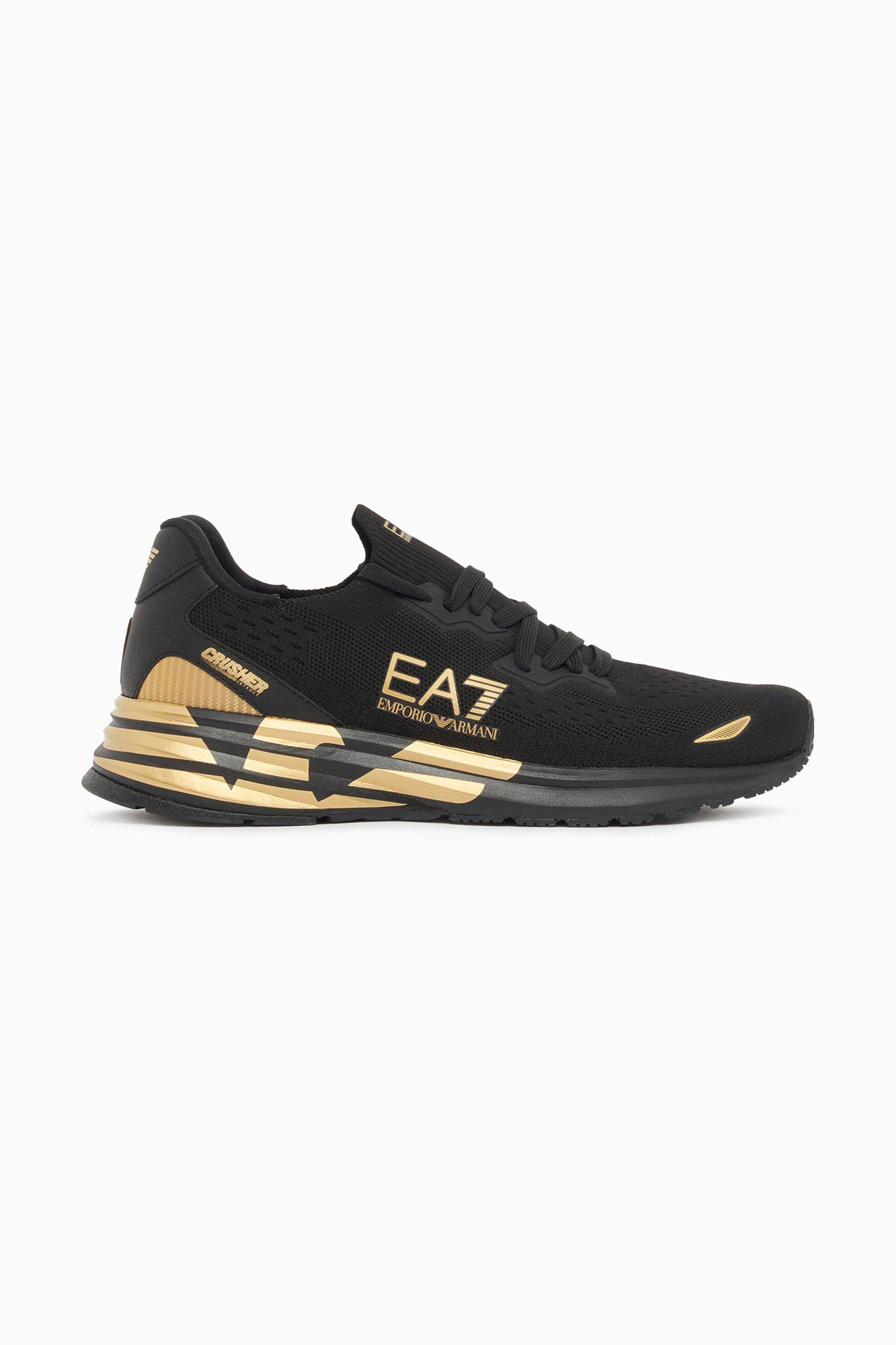 EA7 ανδρικά sneakers "Crusher Distance Knit 2.0" - 7X000652AF18639 Μαύρο