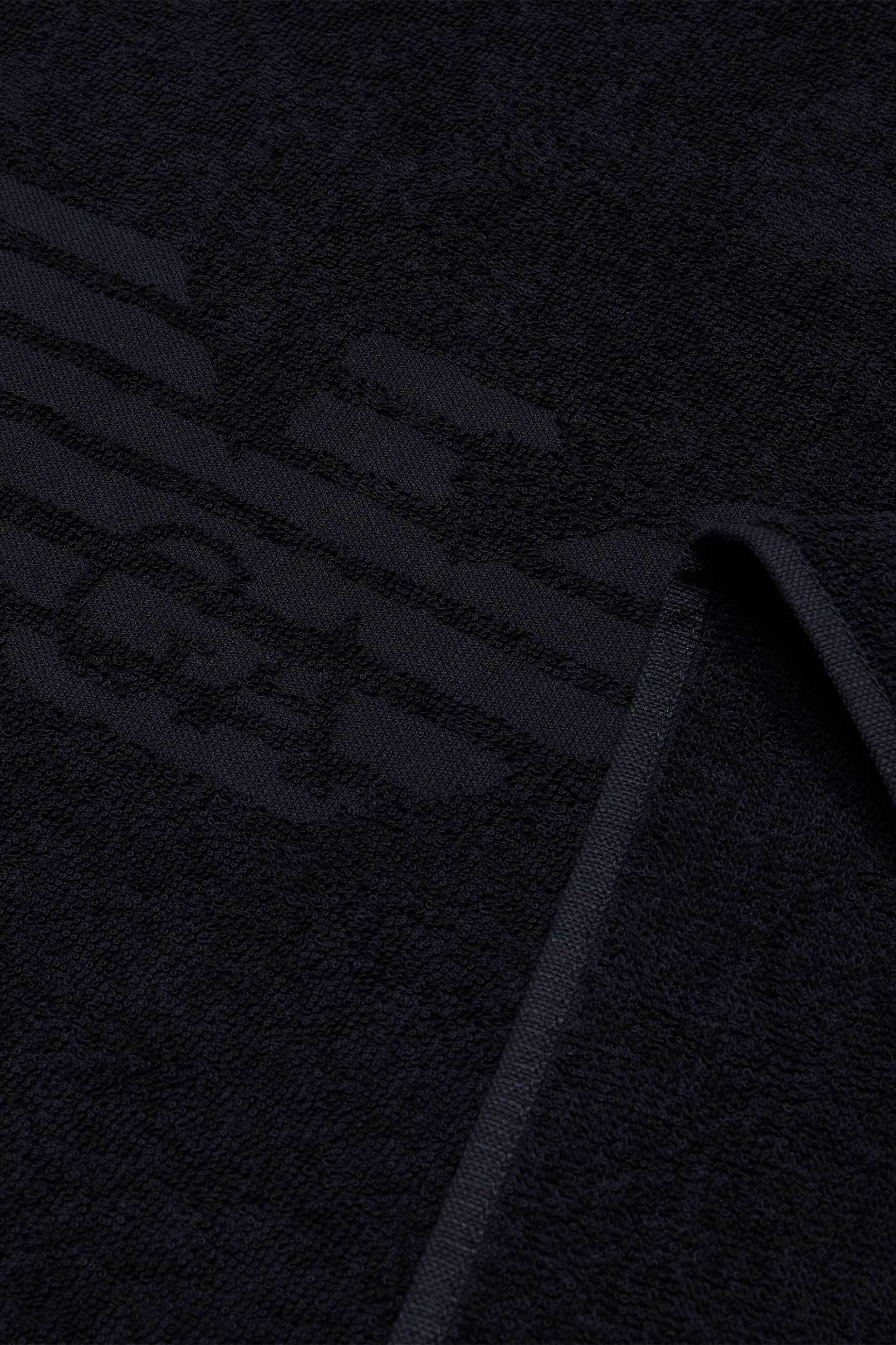 Ea7 Unisex Πετσέτα Θαλάσσης με Λογότυπο - 7X000678Af21260 Μαύρο