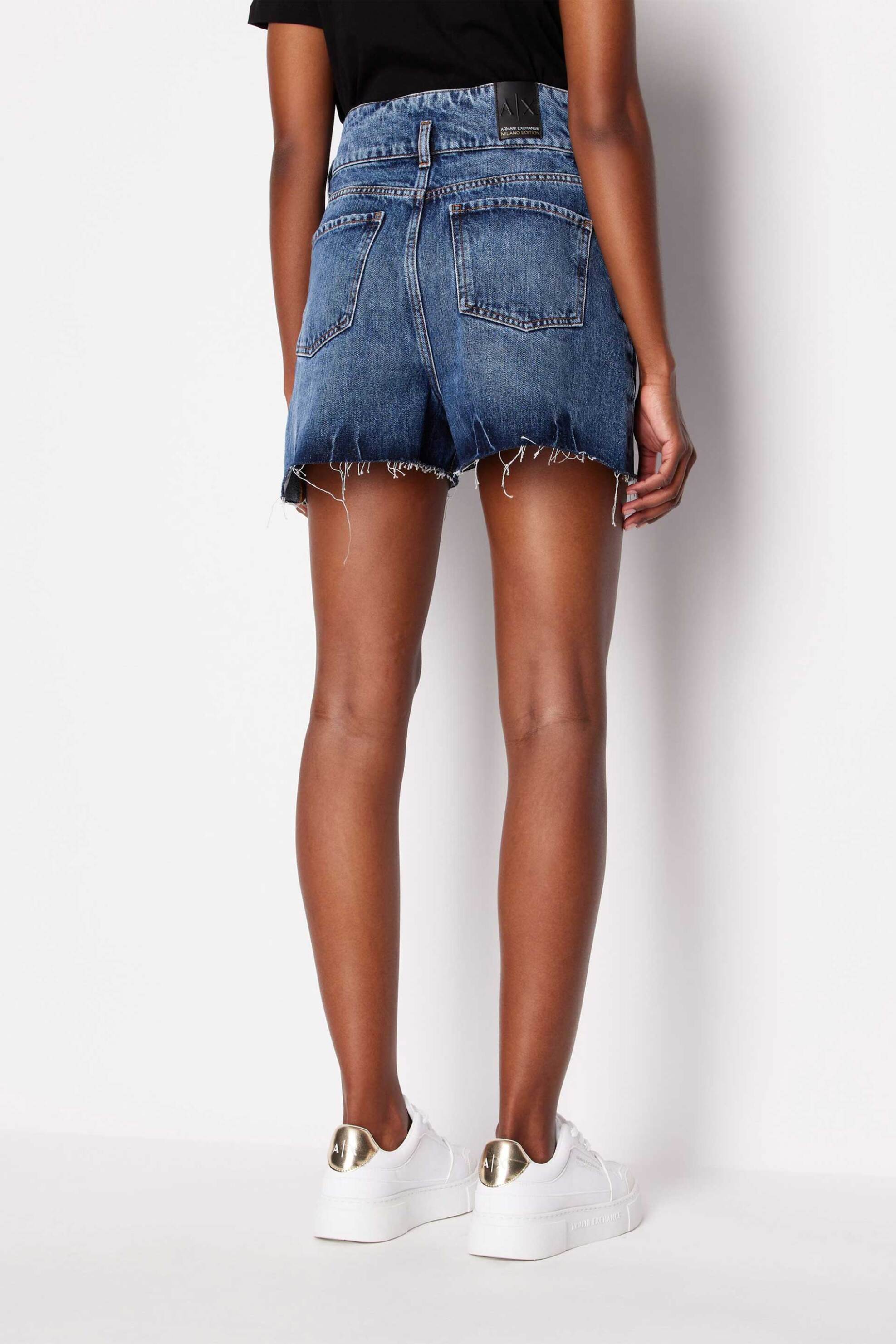 Armani Exchange γυναικείο denim σορτς - 3DYJ71Y16EZ Denim Blue φωτογραφία