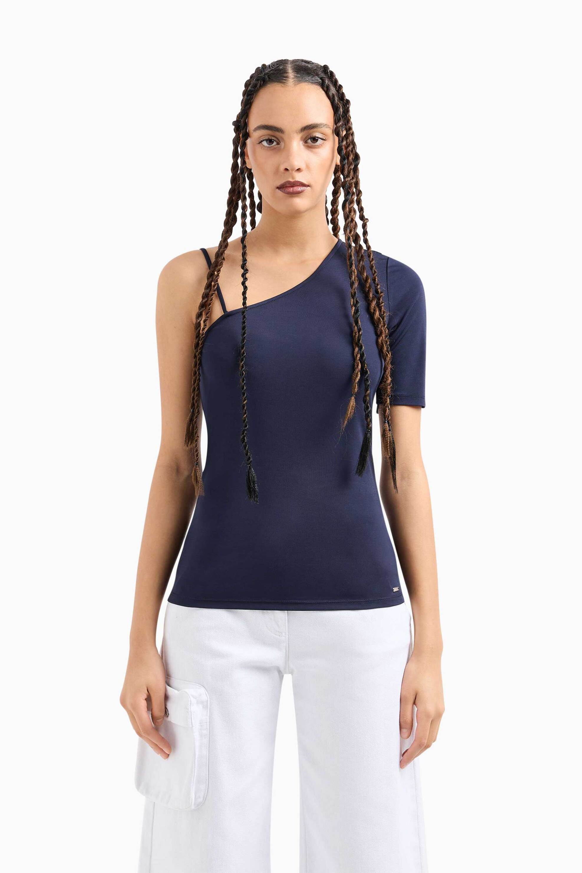 Armani Exchange γυναικείο τοπ με έναν ώμο