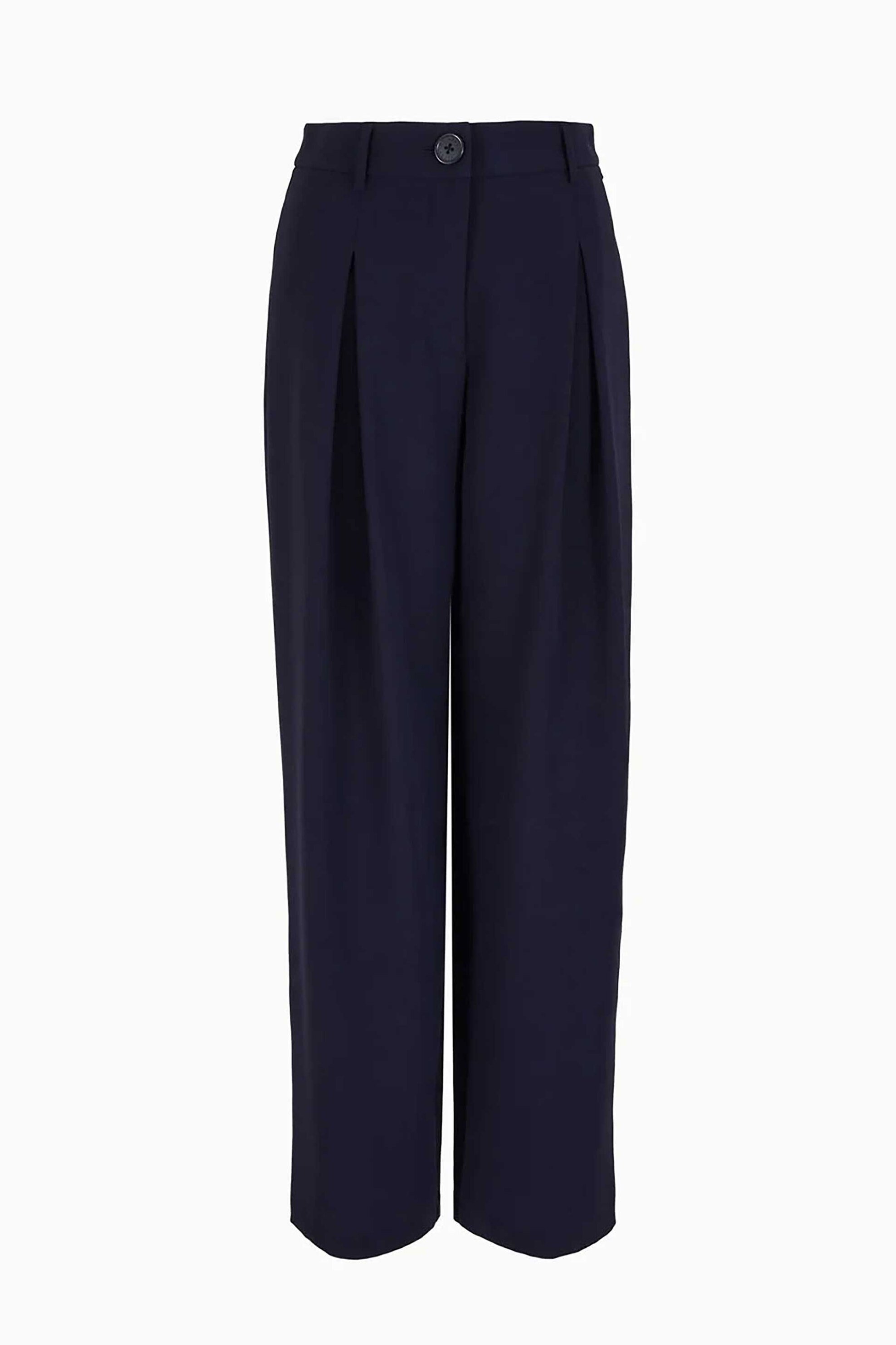 Armani Exchange γυναικείο παντελόνι υφασμάτινο μονόχρωμο | 4