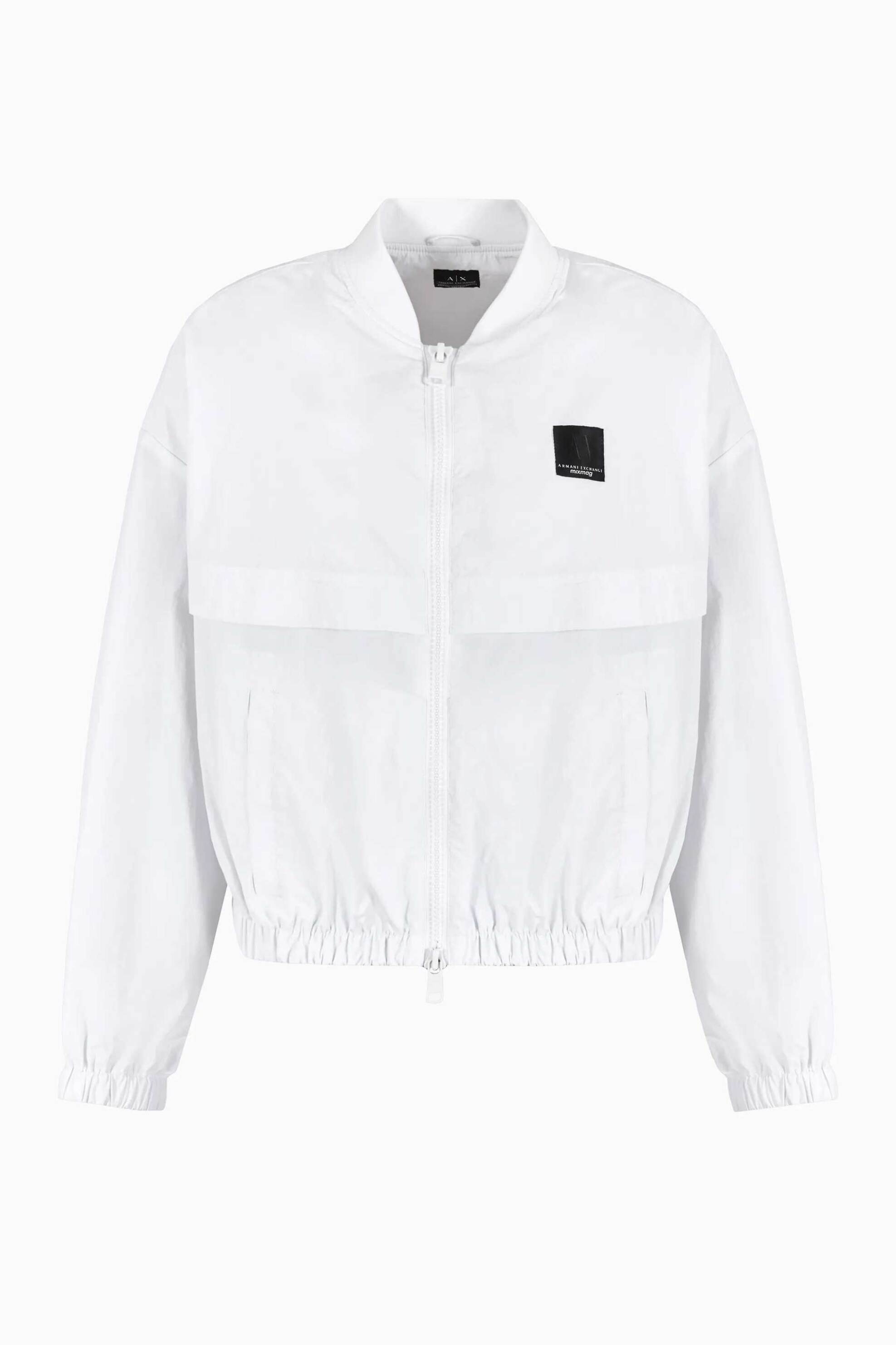 Armani Exchange Γυναικείο Jacket με Logo Patch - 3Dyb46Yn5Rz Λευκό