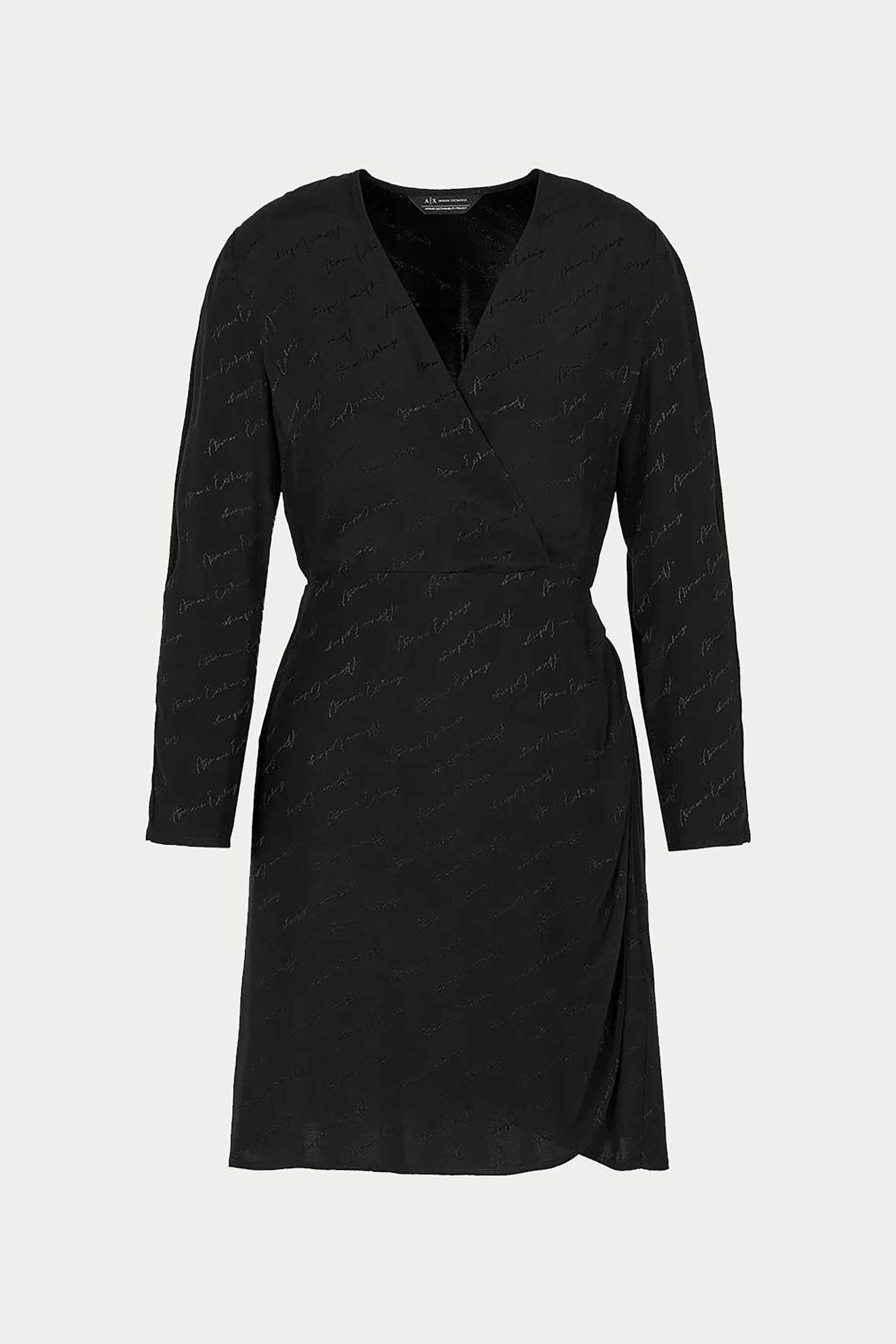 Armani Exchange γυναικείο mini φόρεμα με all-over logo print | 8