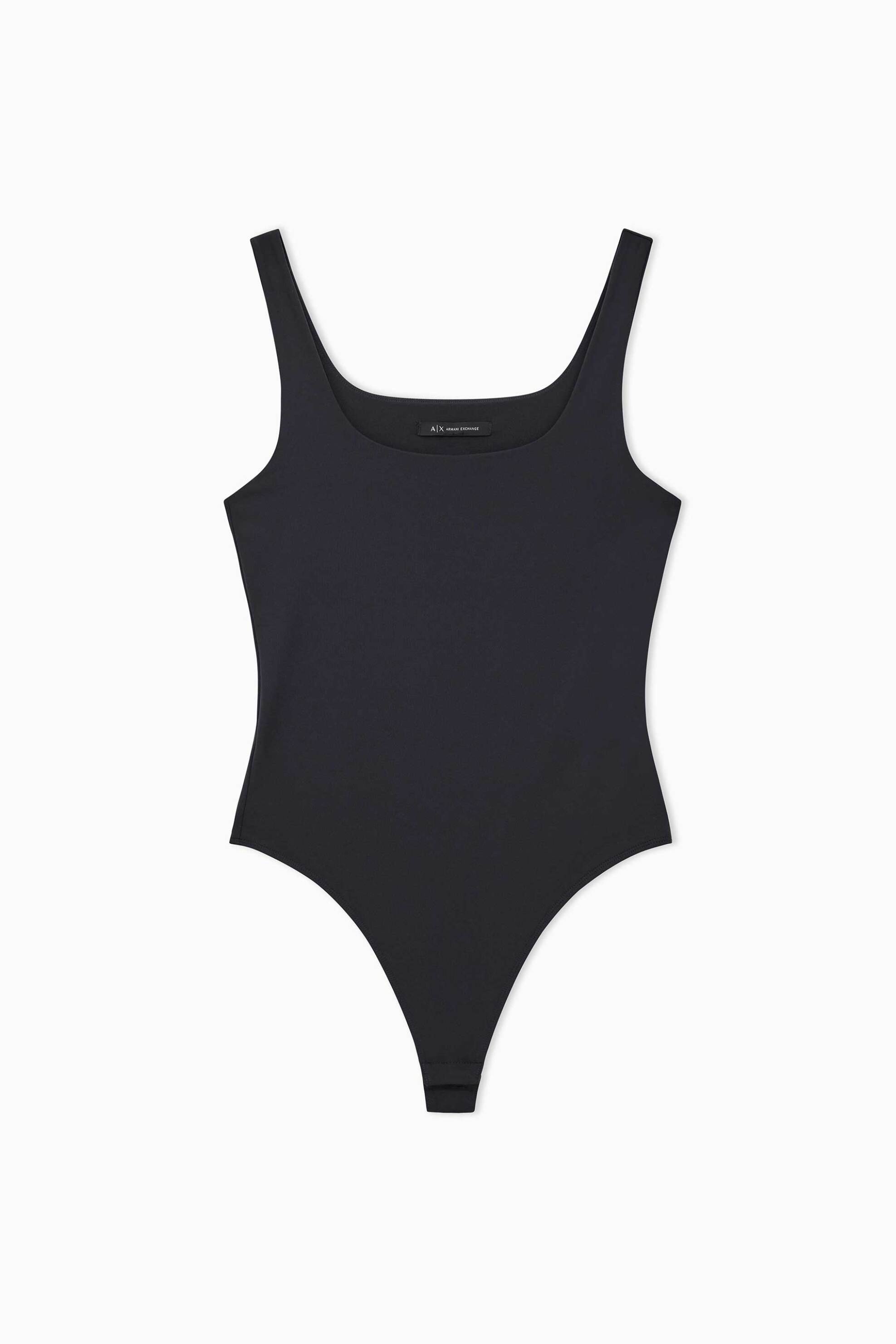 Armani Exchange γυναικείο κορμάκι μονόχρωμο - XW001173AF14668 Μαύρο φωτογραφία