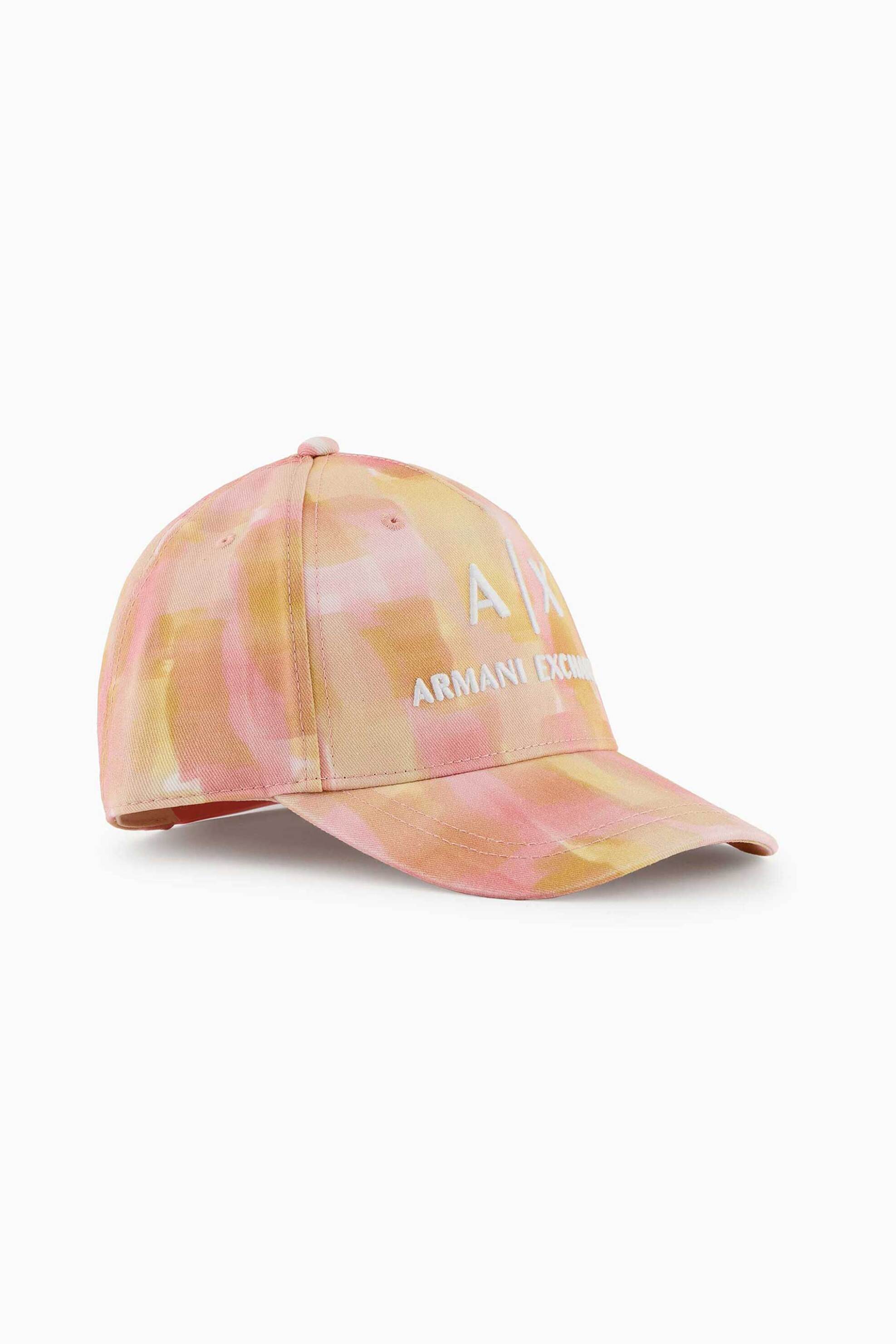  Armani Exchange γυναικείο καπέλο με all-over print - XW000874AF13345 Ροζ 2025