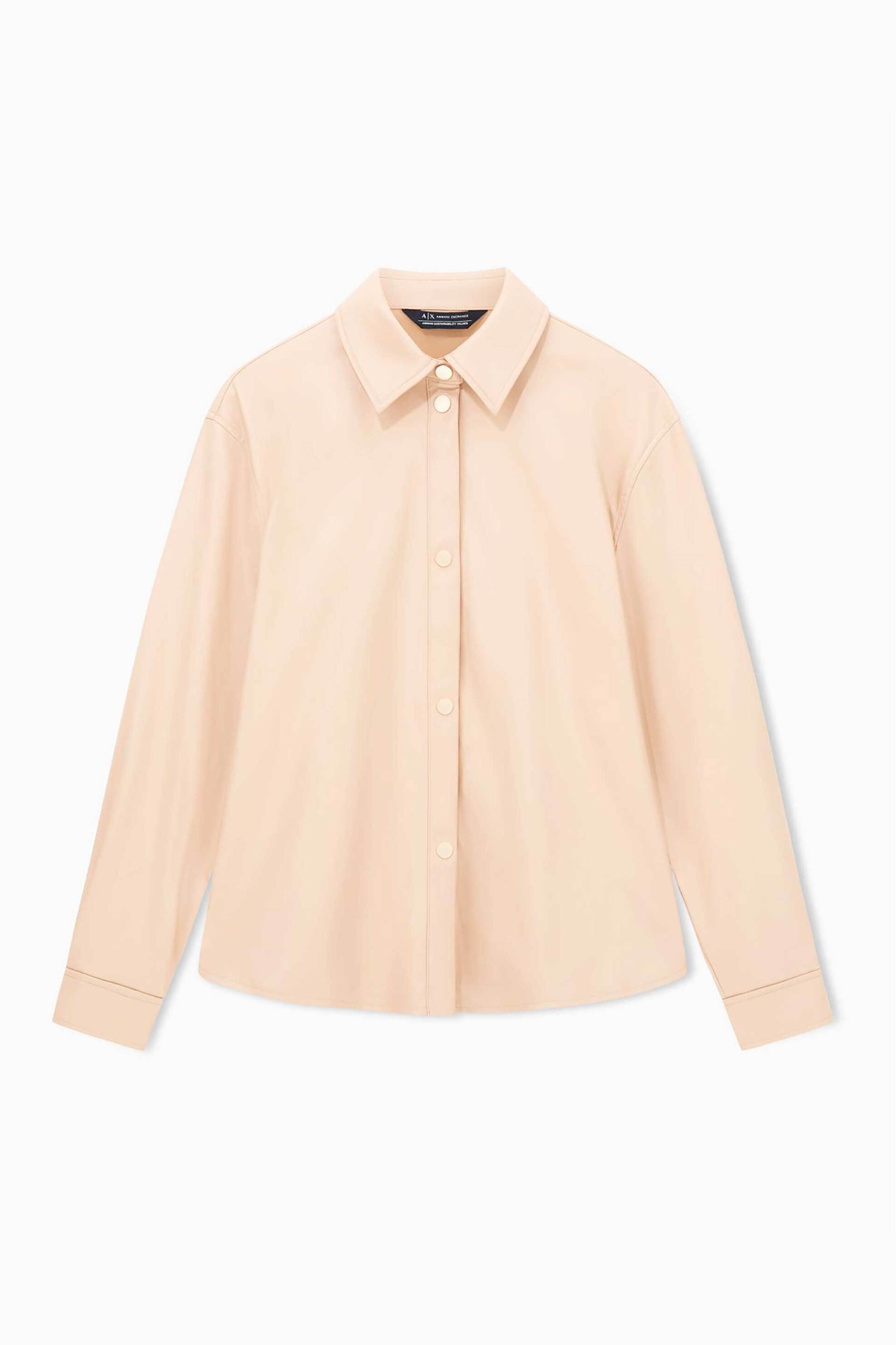 Armani Exchange γυναικείο πουκάμισο - XW001253AF16106 Μπεζ φωτογραφία