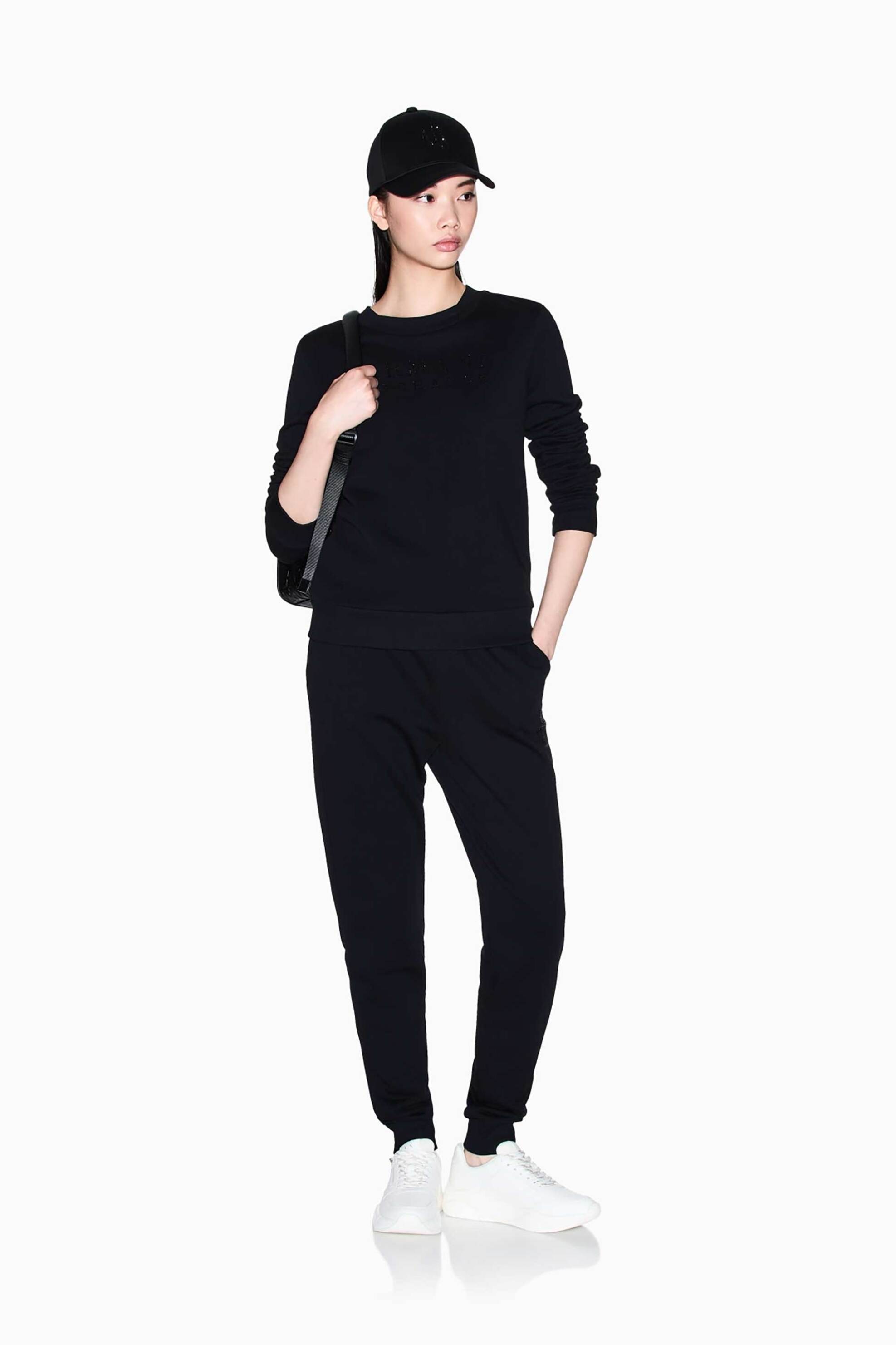 ARMANI EXCHANGE Armani Exchange γυναικείο παντελόνι φόρμας - XW000750AF14284 Μαύρο