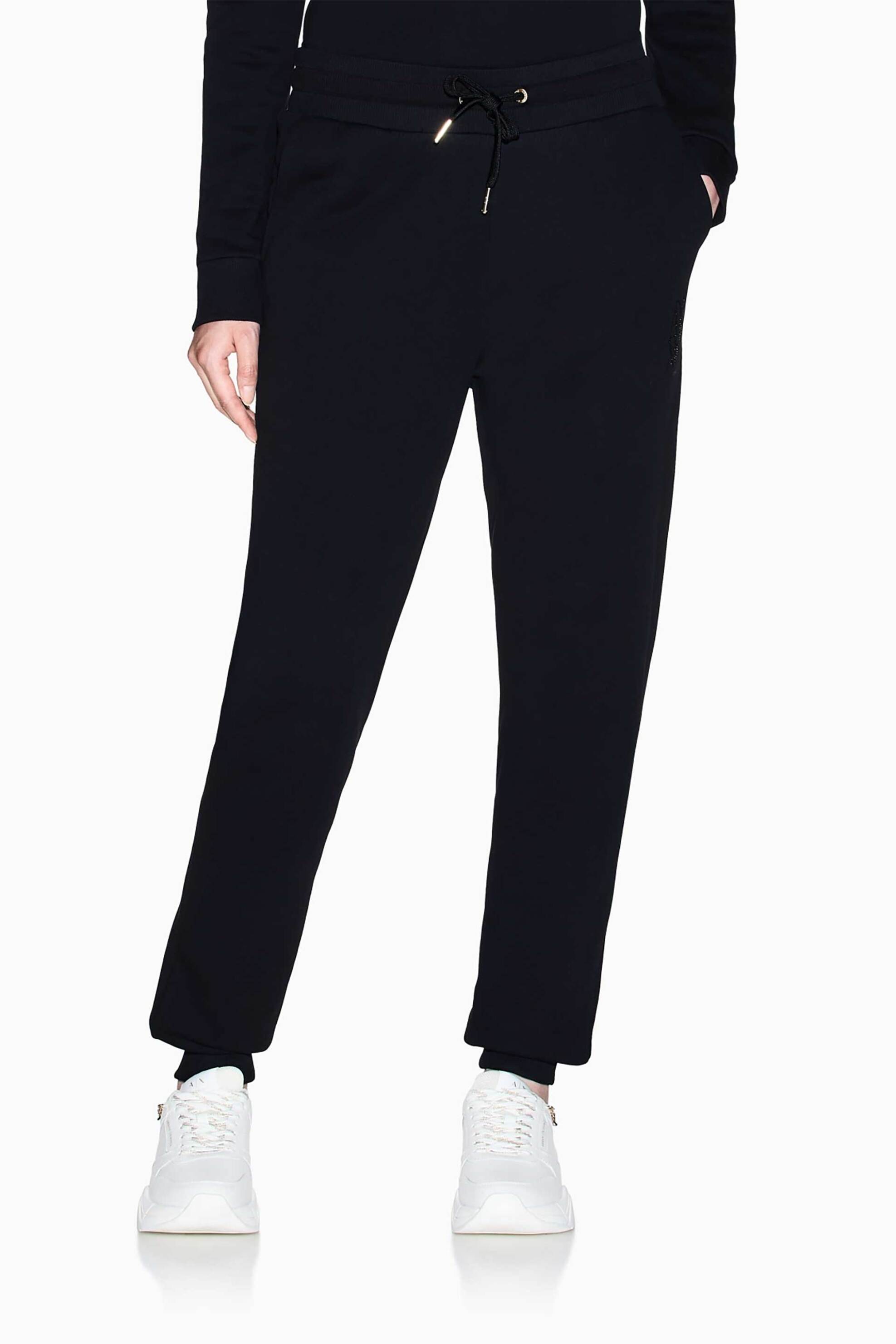 Armani Exchange γυναικείο παντελόνι φόρμας - XW000750AF14284 Μαύρο φωτογραφία