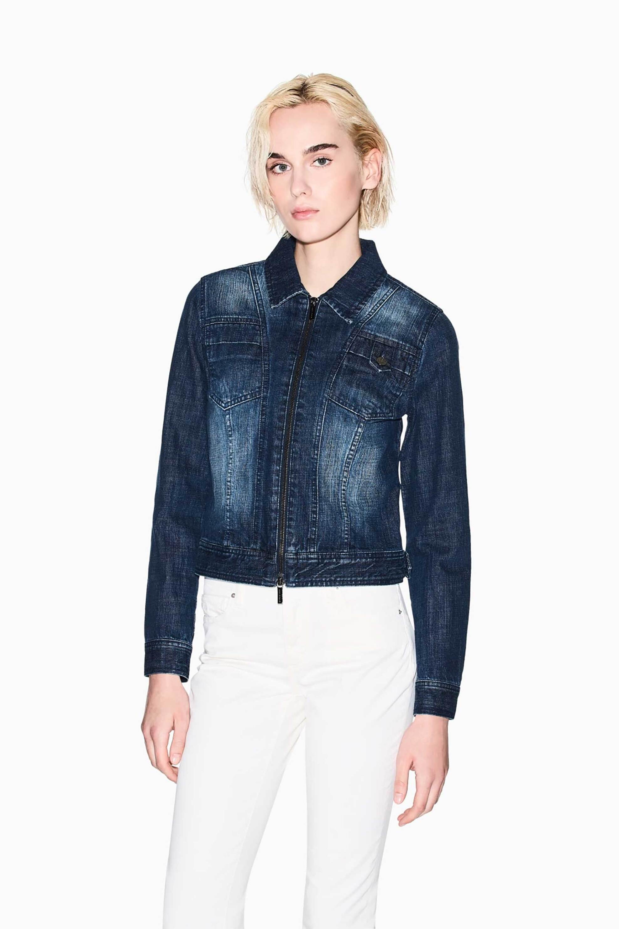 ARMANI EXCHANGE Armani Exchange γυναικείο denim μπουφάν - XW000813AF16081 Denim Blue