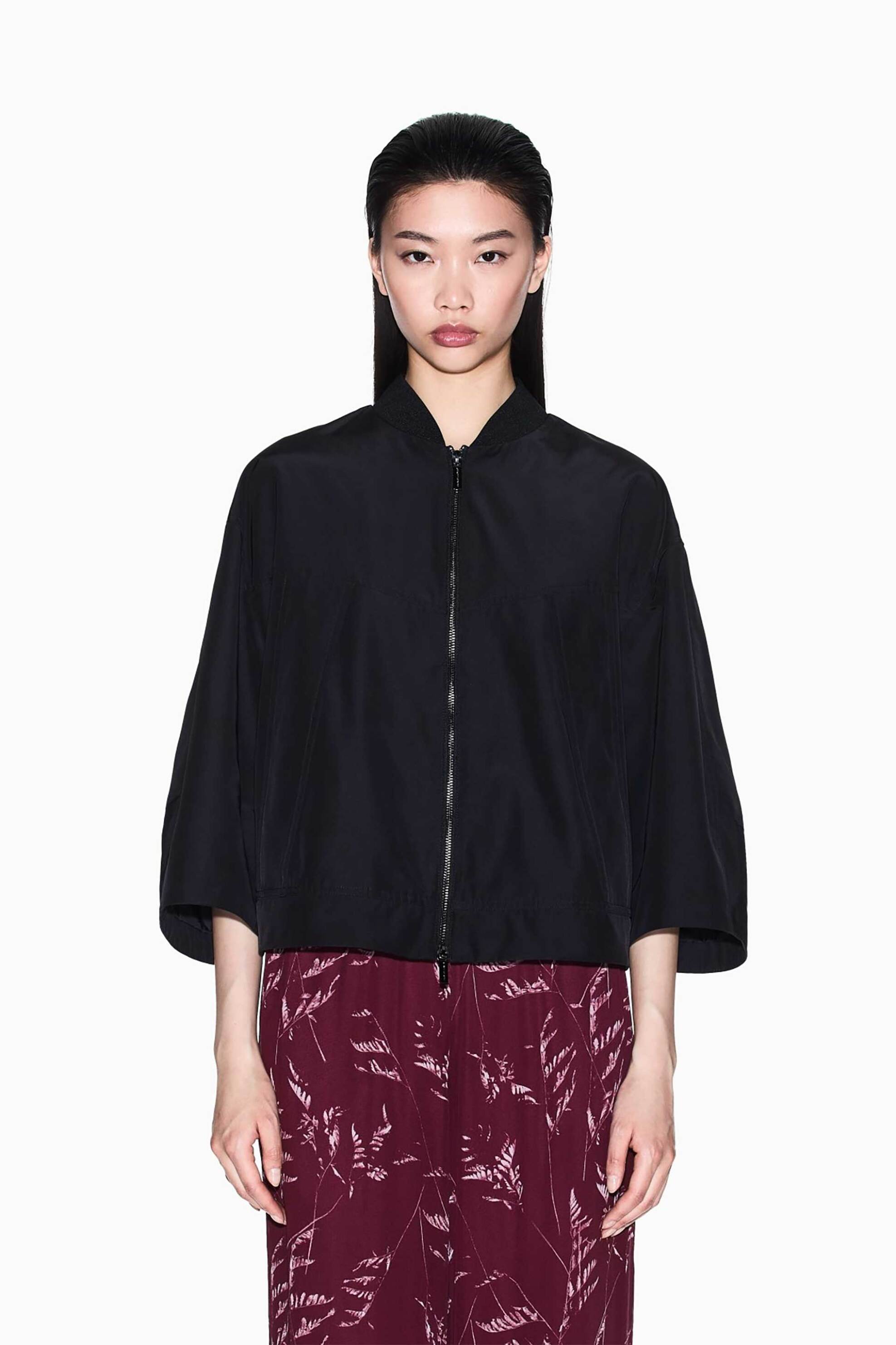 ARMANI EXCHANGE Armani Exchange γυναικείo bomber jacket μονόχρωμο - XW001228AF15982 Μαύρο