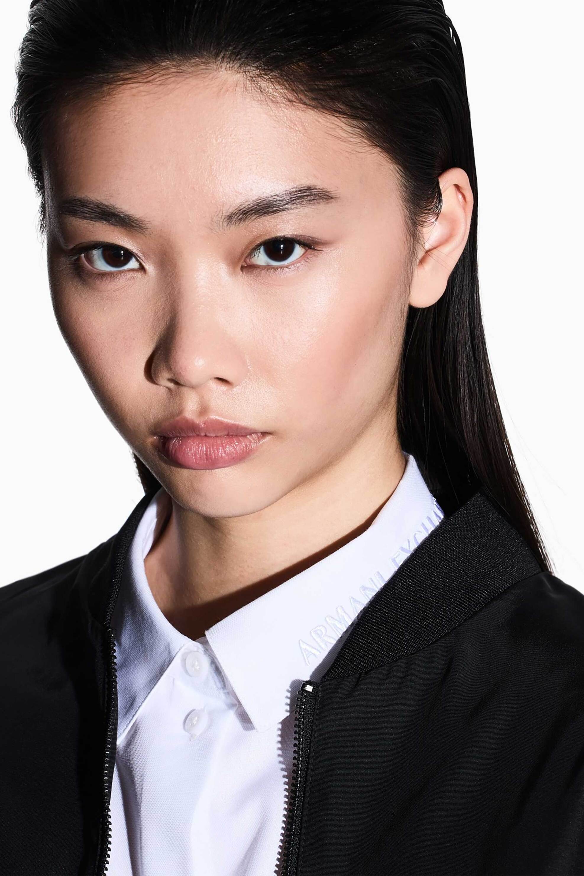 Armani Exchange γυναικείo bomber jacket μονόχρωμο - XW001228AF15982 Μαύρο φωτογραφία