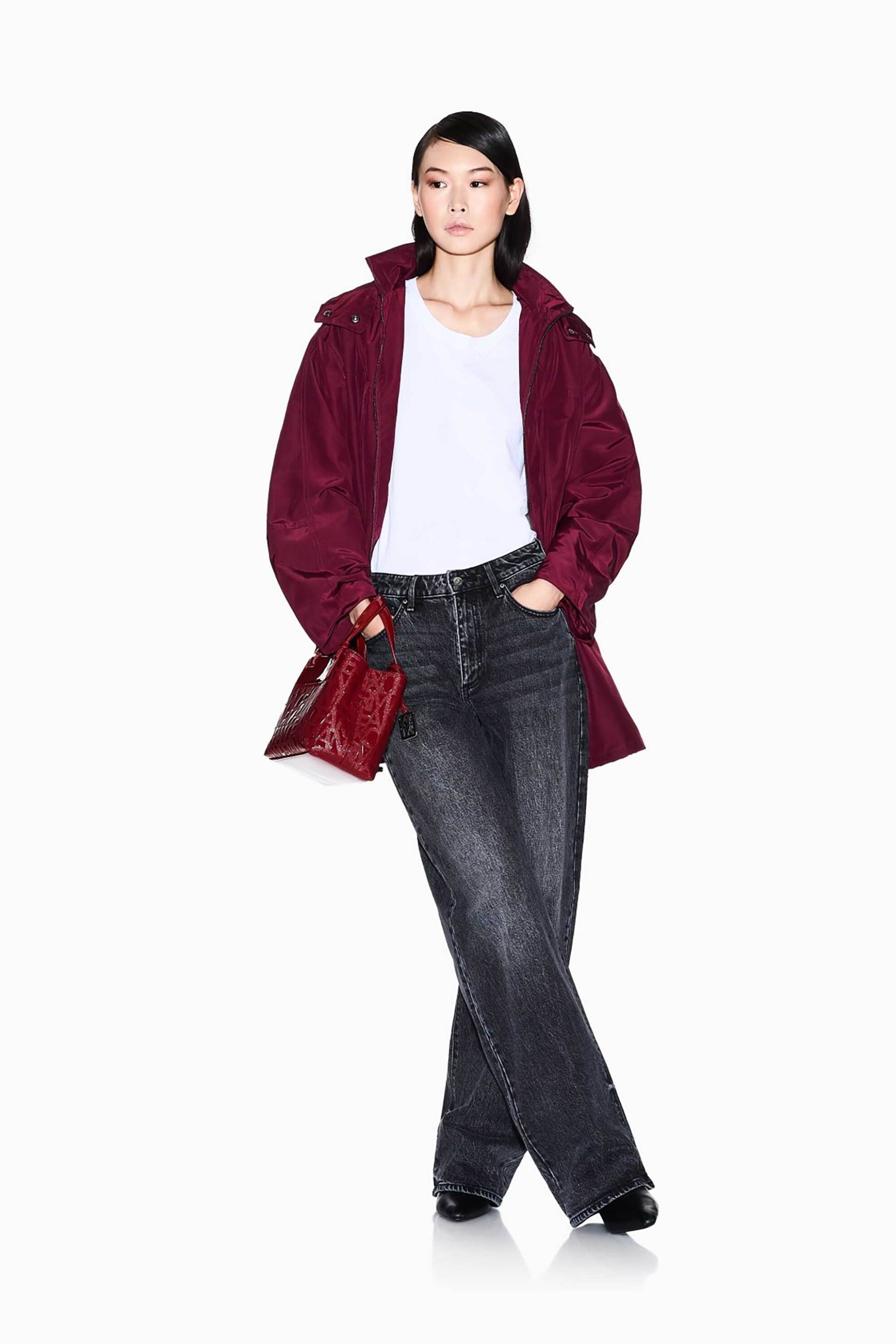 Armani Exchange γυναικείο T-shirt με ανάγλυφο λογότυπο - XW001356AF10356 Λευκό φωτογραφία