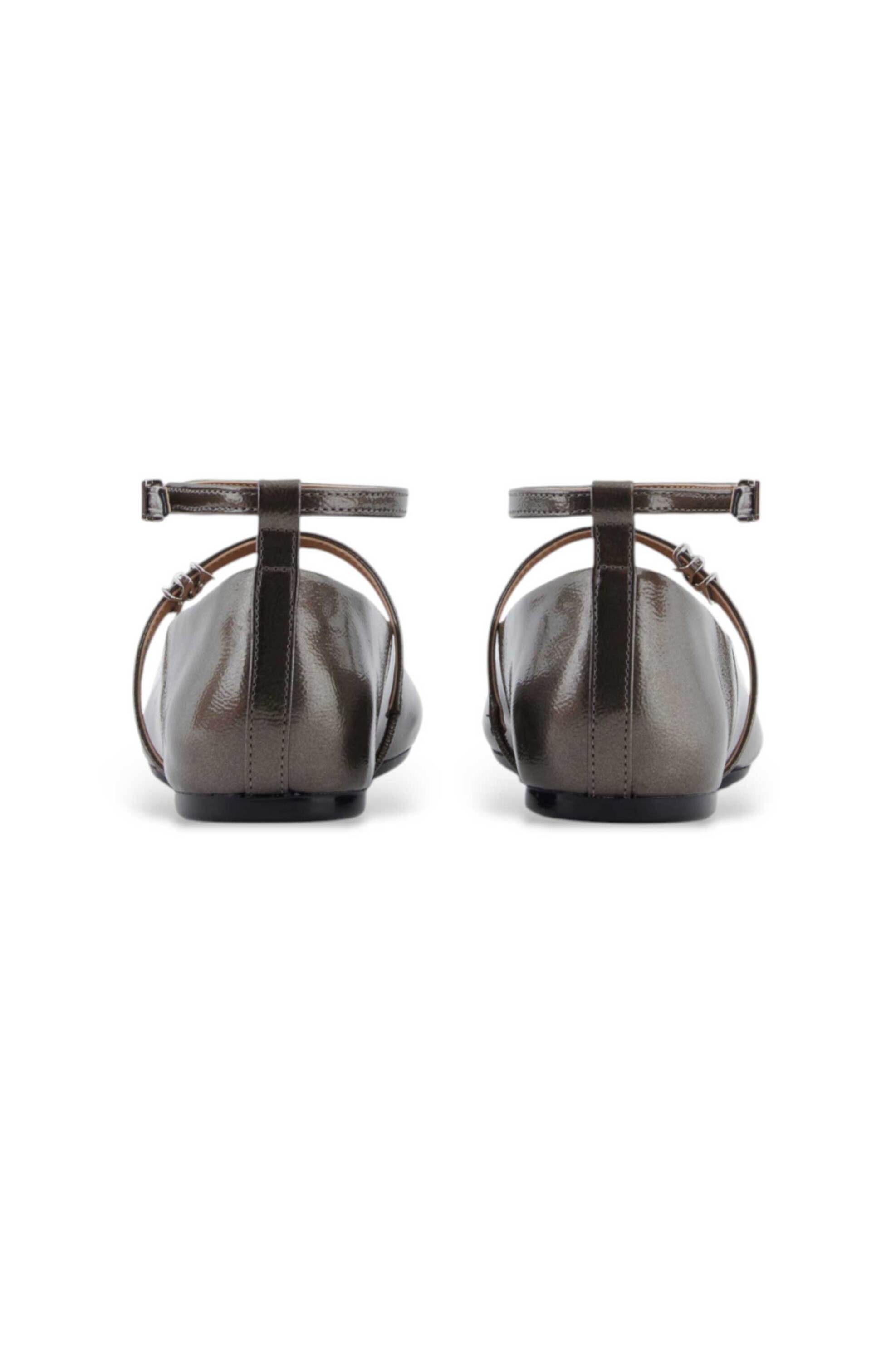 Armani Exchange γυναικείες μπαλαρίνες με μπαρέτα - XW001648AF17478 Καφέ φωτογραφία