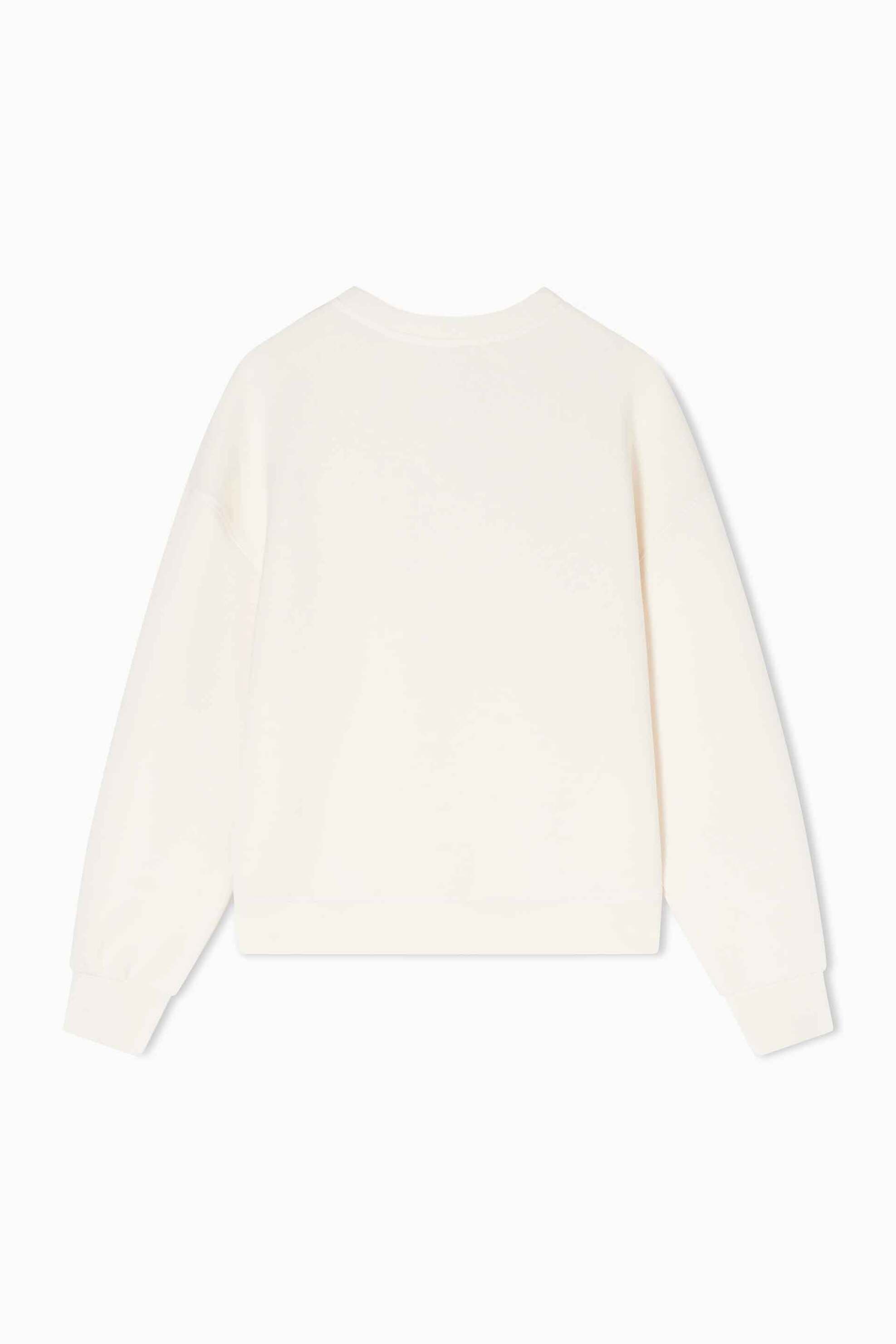 Armani Exchange γυναικεία μπλούζα φούτερ με λογότυπο - XW002041AF21290 Λευκό φωτογραφία