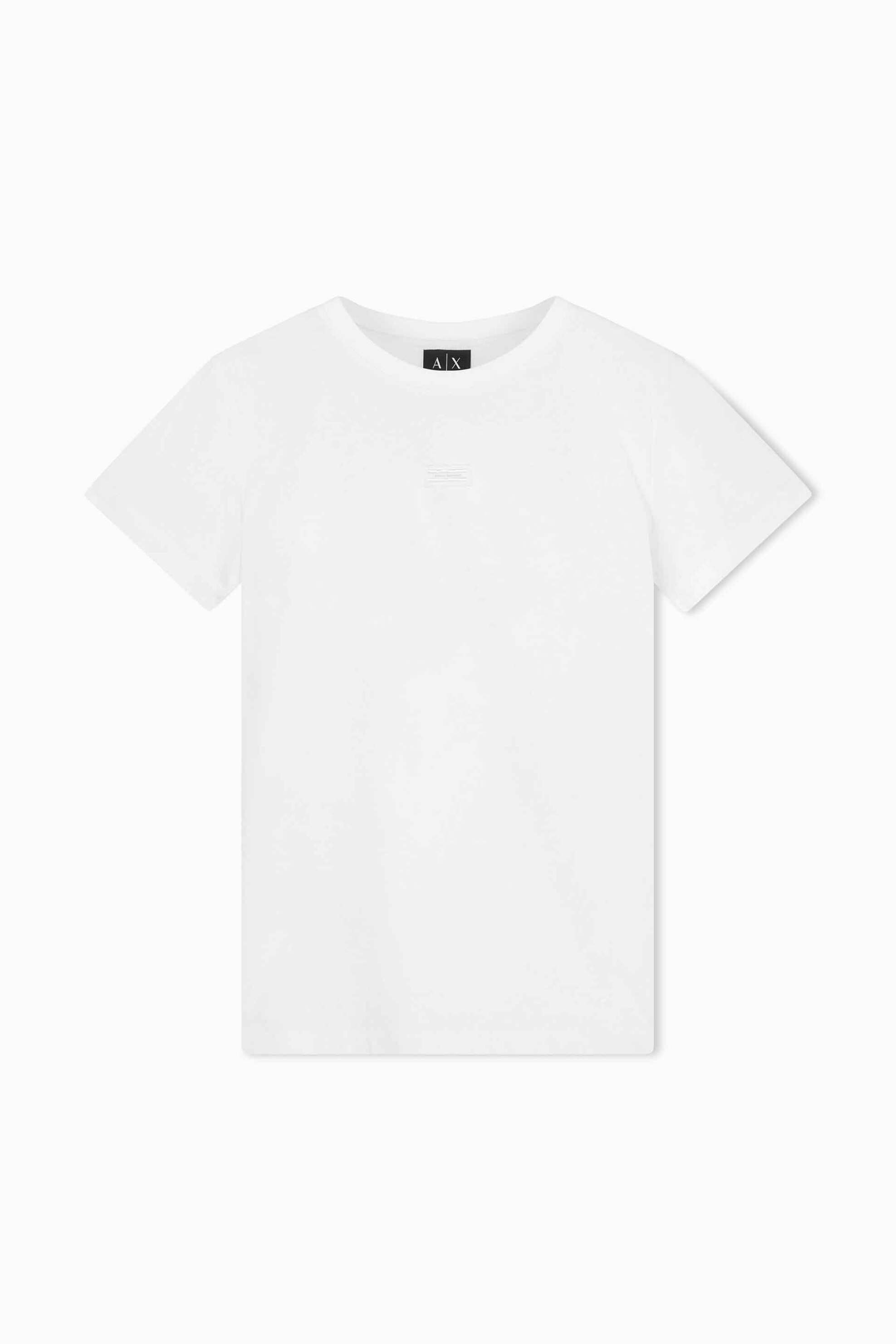 Armani Exchange γυναικείο T-shirt με λογότυπο Regular Fit - XW002316AF10358 Λευκό