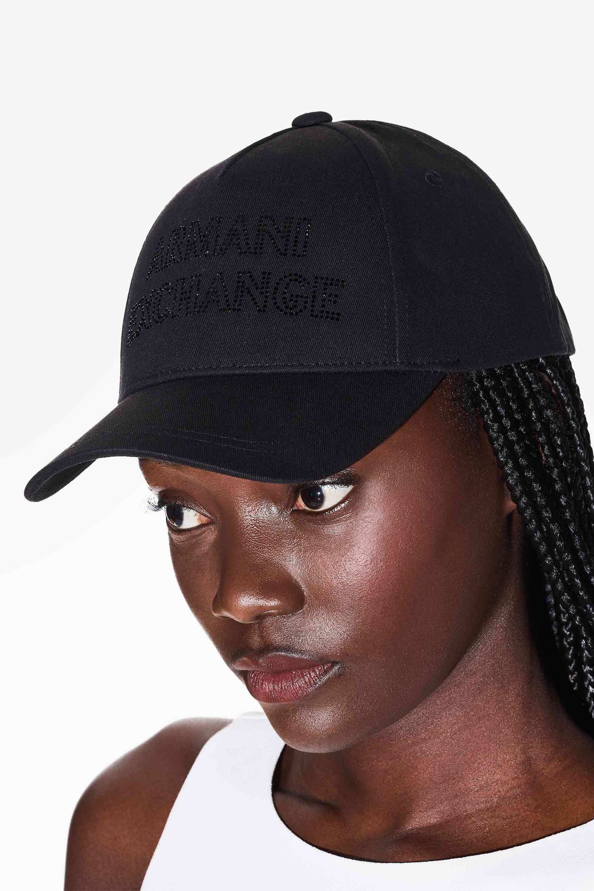 Armani Exchange γυναικείο καπέλο jockey με λογότυπο από τρουκς - XW002847AF15502 Μαύρο φωτογραφία