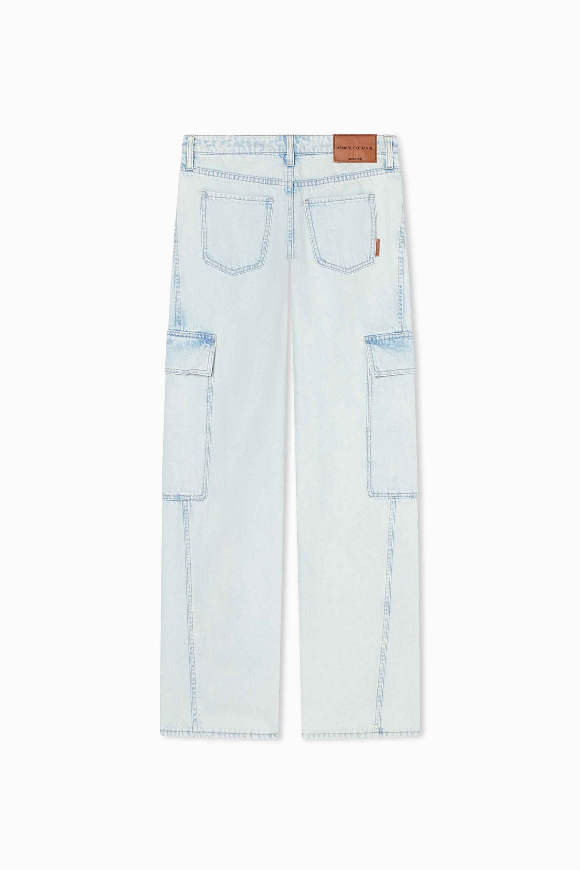 ARMANI EXCHANGE Armani Exchange γυναικείο τζιν παντελόνι πεντάτσεπο Relaxed Fit - XW001714AF21350 Denim Blue Ανοιχτό - 3