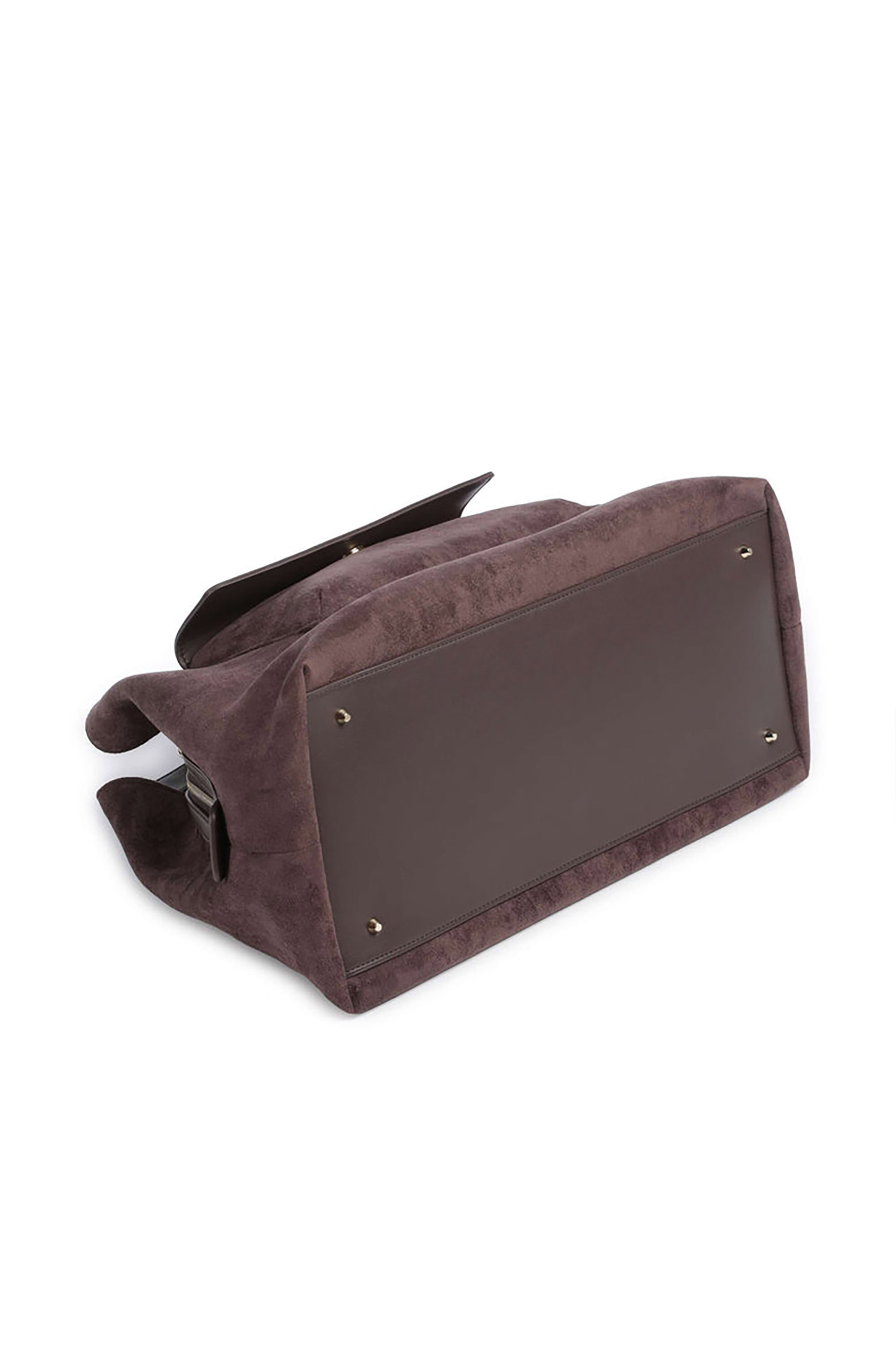 ARMANI EXCHANGE Armani Exchange γυναικεία τσάντα shopper μονόχρωμη - XW001542AF22630 Καφέ - 3