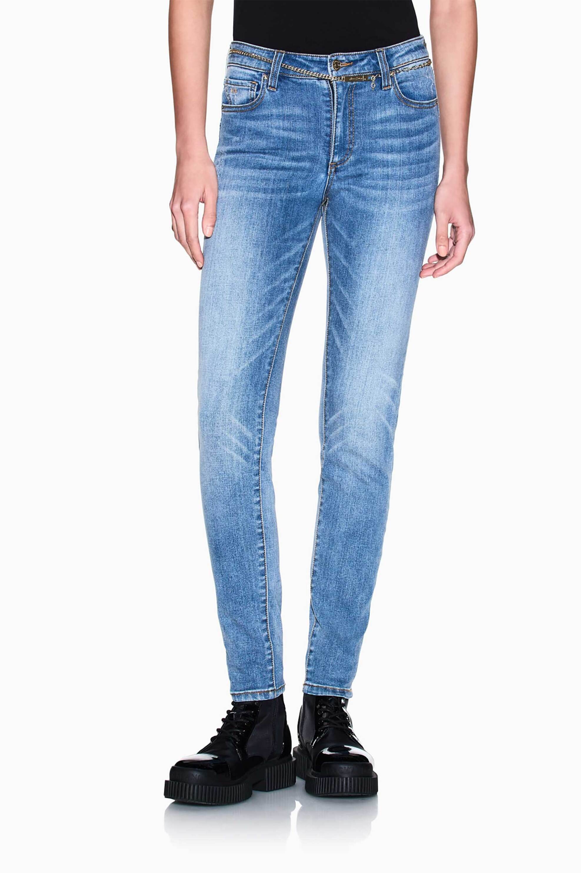 ARMANI EXCHANGE Armani Exchange γυναικείο τζιν παντελόνι Skinny Fit - XW000129AF21353 Denim Blue - 2