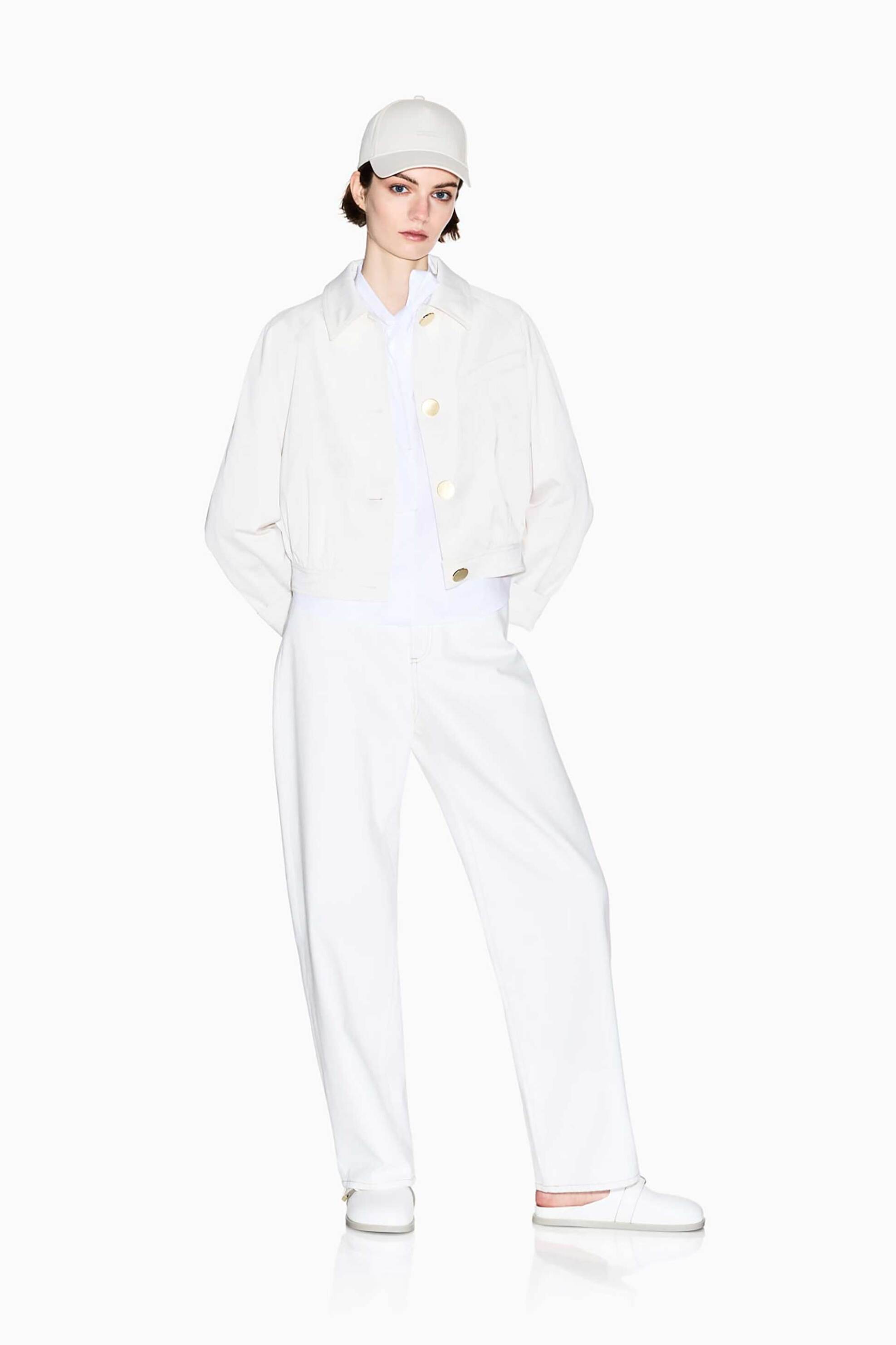 Armani Exchange γυναικείο τζιν παντελόνι πεντάτσεπο Relaxed Fit - XW000100AF21335 Λευκό