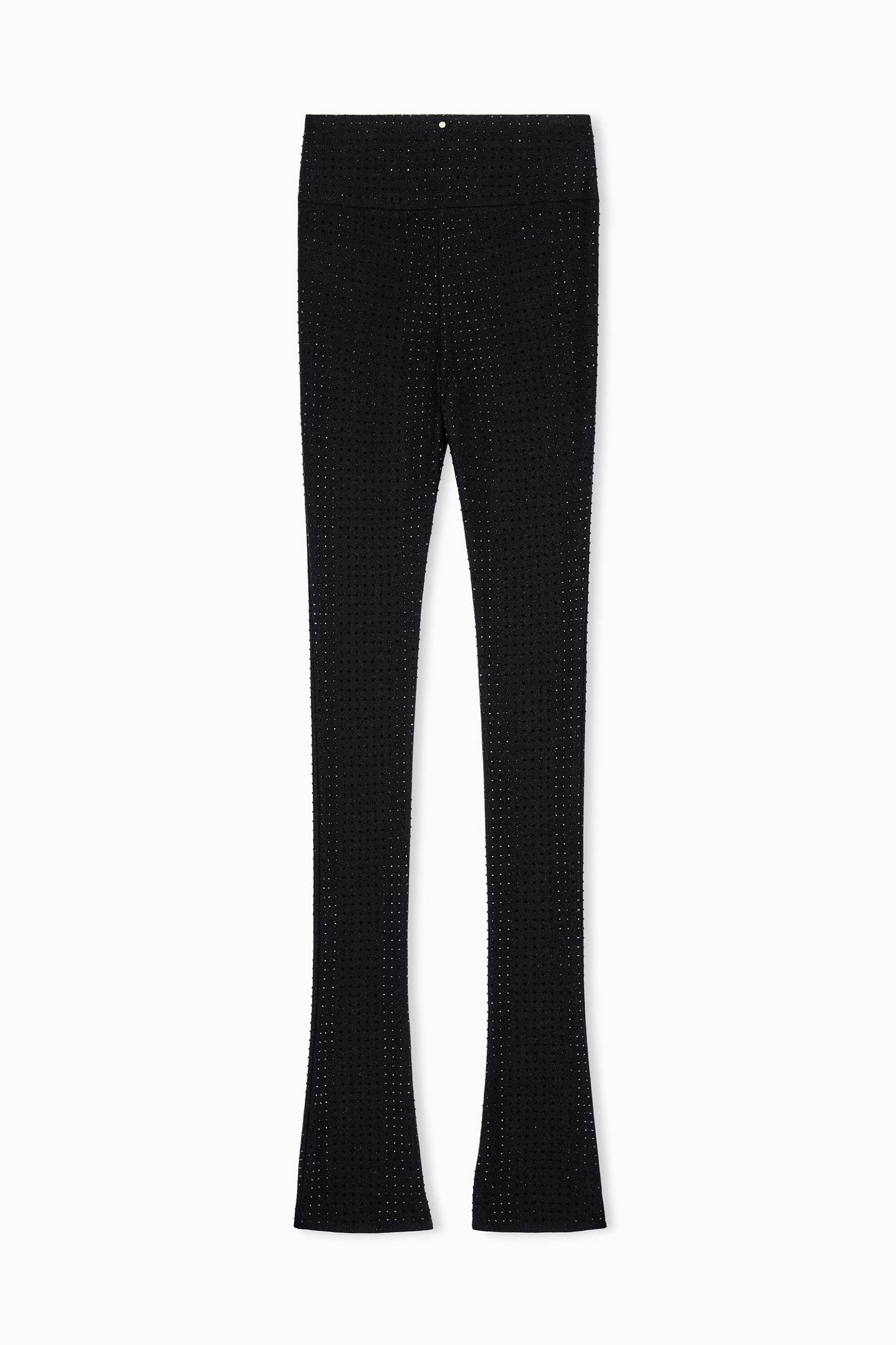 ARMANI EXCHANGE Armani Exchange γυναικείο ψηλόμεσο κολάν με στρας Slim Fit - XW002415AF25519 Μαύρο - 3
