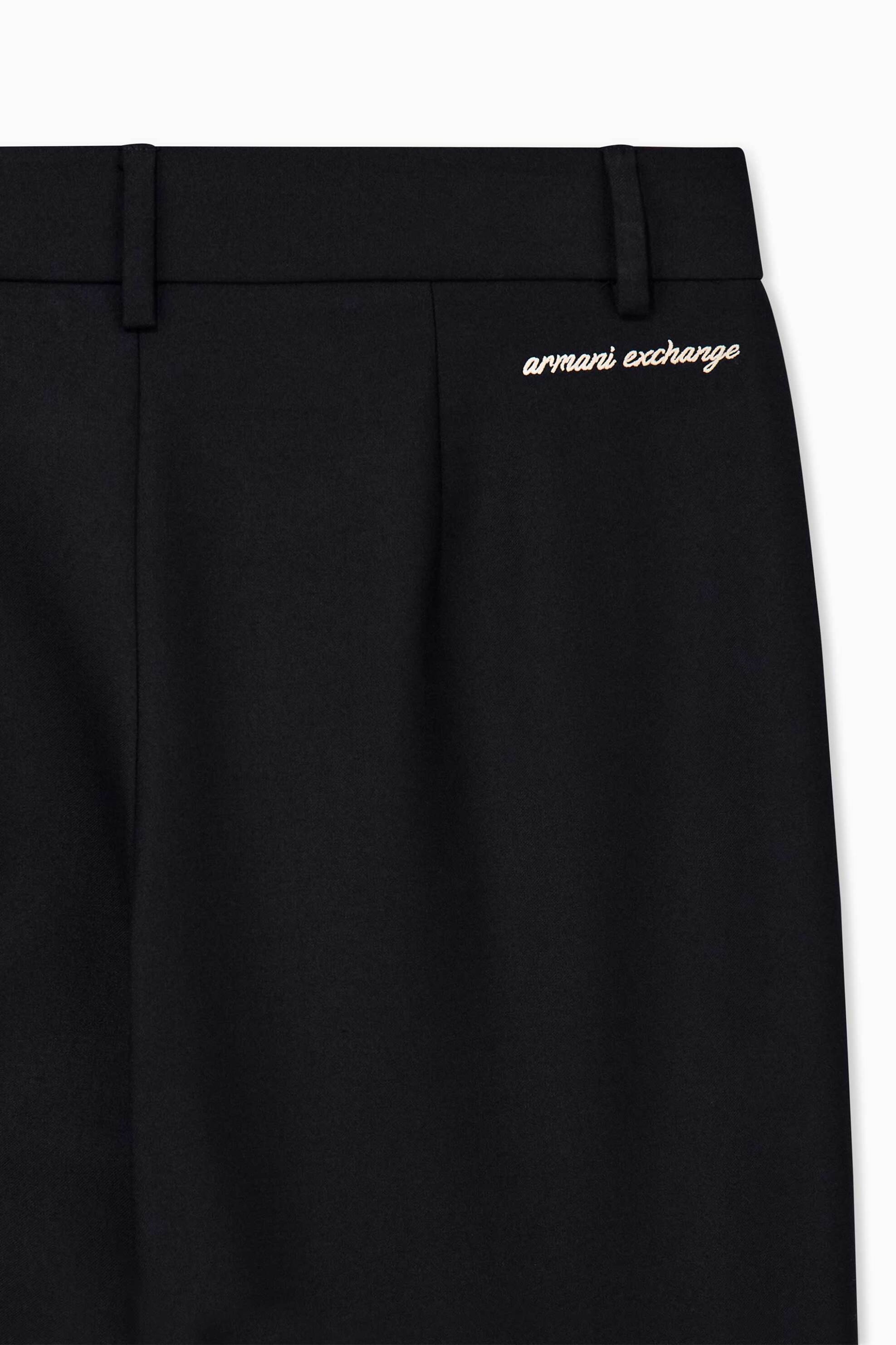 ARMANI EXCHANGE Armani Exchange γυναικείο παντελόνι Regular straight Fit - XW002908AF26067 Μαύρο - 4