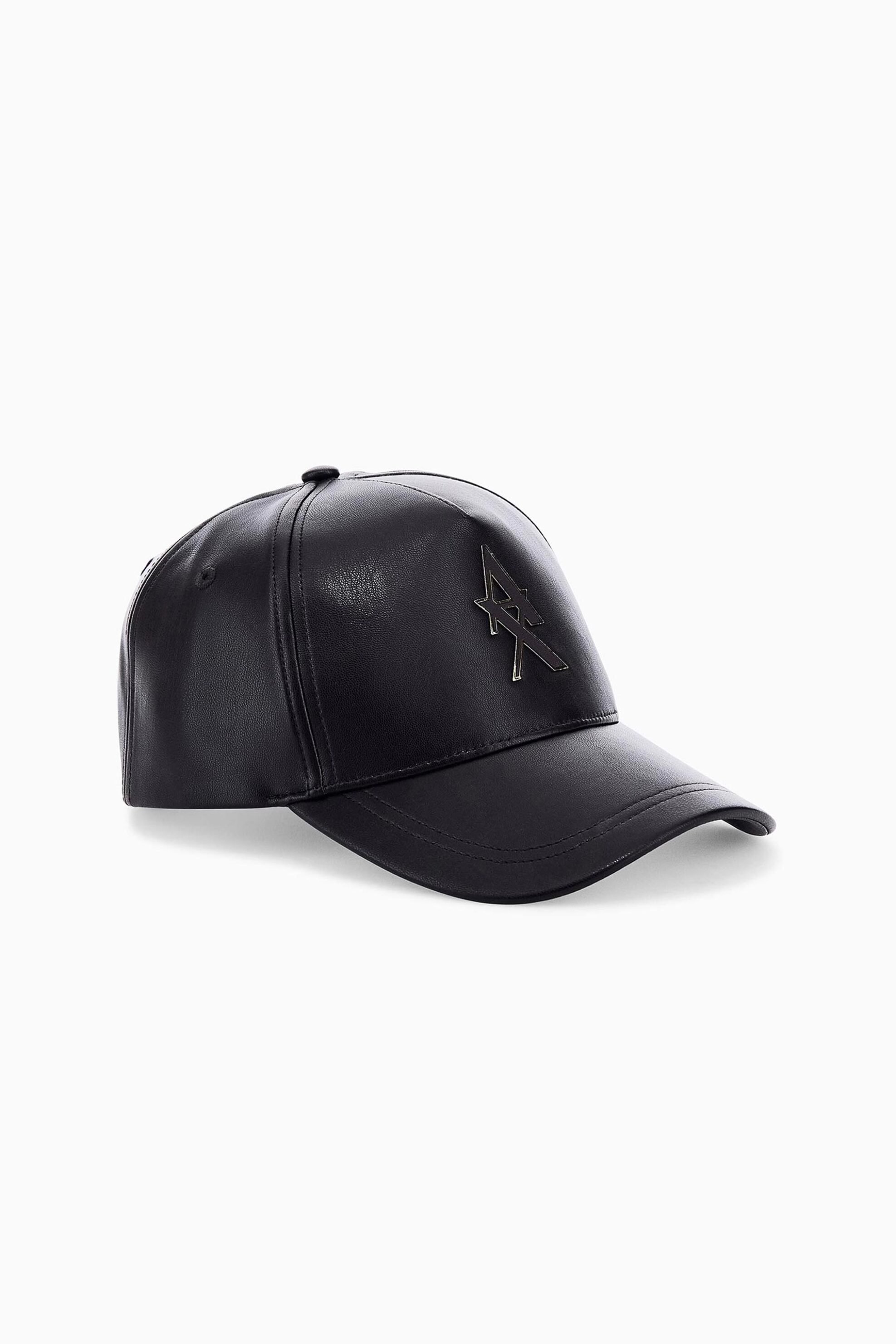 Armani Exchange γυναικείο καπέλο jockey με monogram - XW003046AF27219 Καφέ Σκούρο