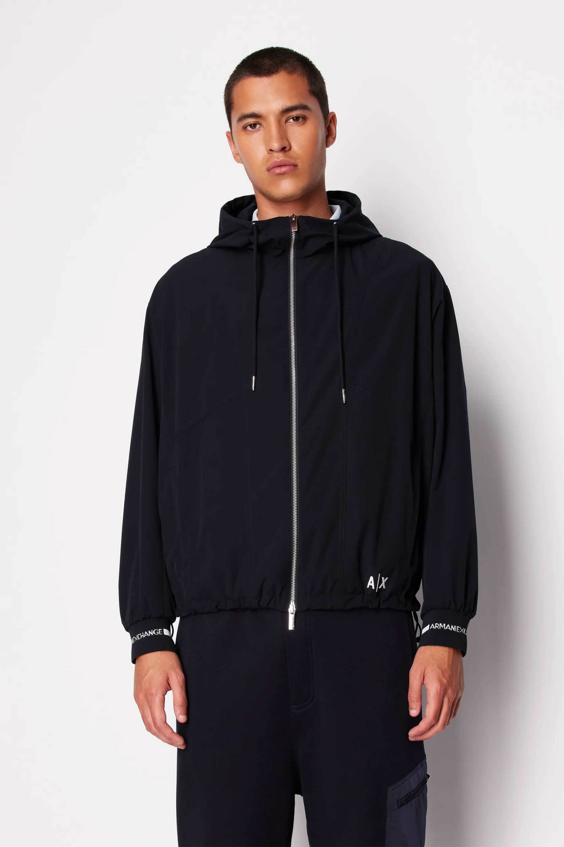 Armani Exchange ανδρικό jacket με κουκούλα - 3DZBL9ZN3FZ Σκούρο Μπλε