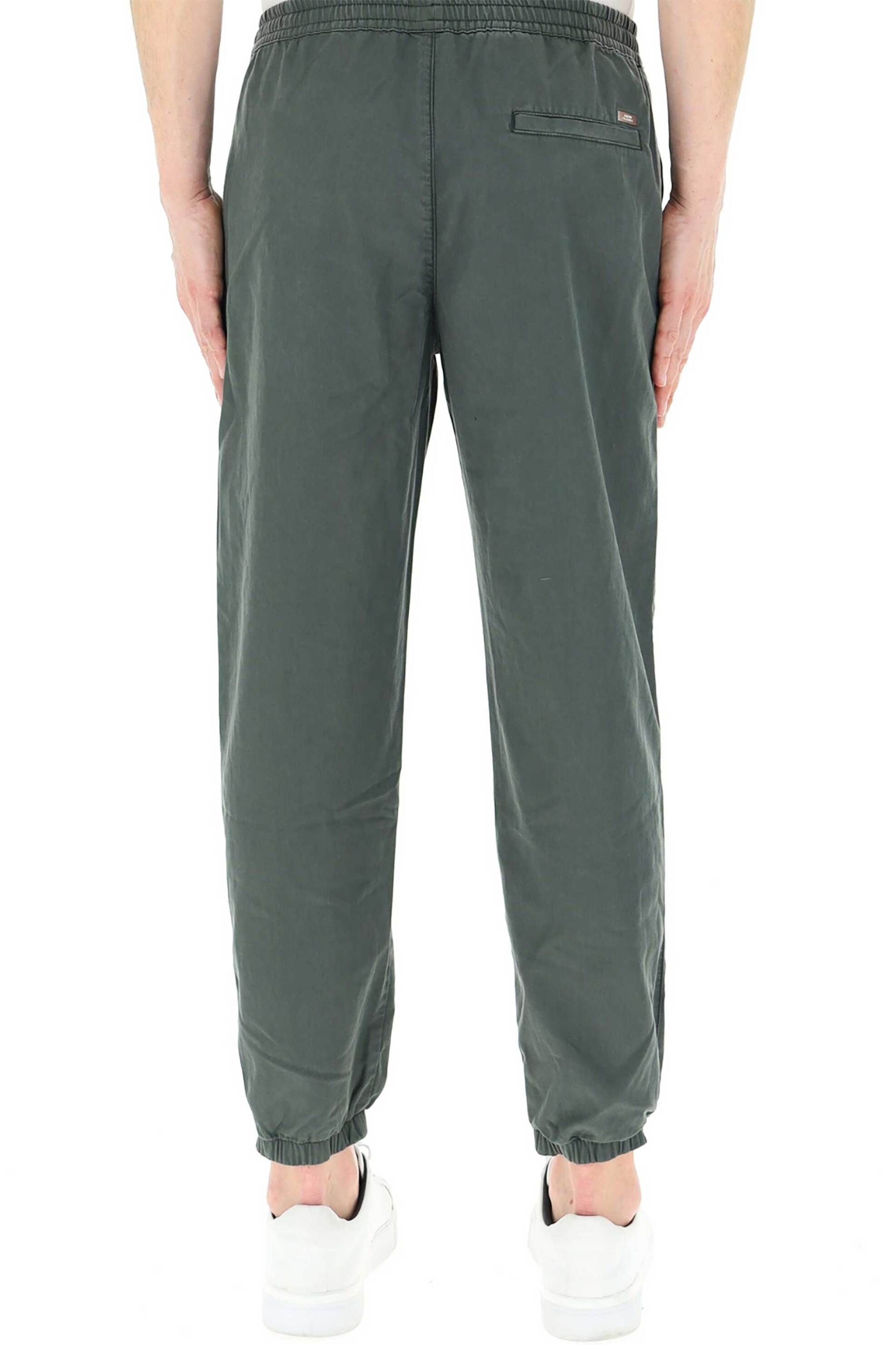 Armani Exchange Ανδρικό Casual Παντελόνι με Ελαστική Μέση - 3Dzp33Zn3Lz Χακί