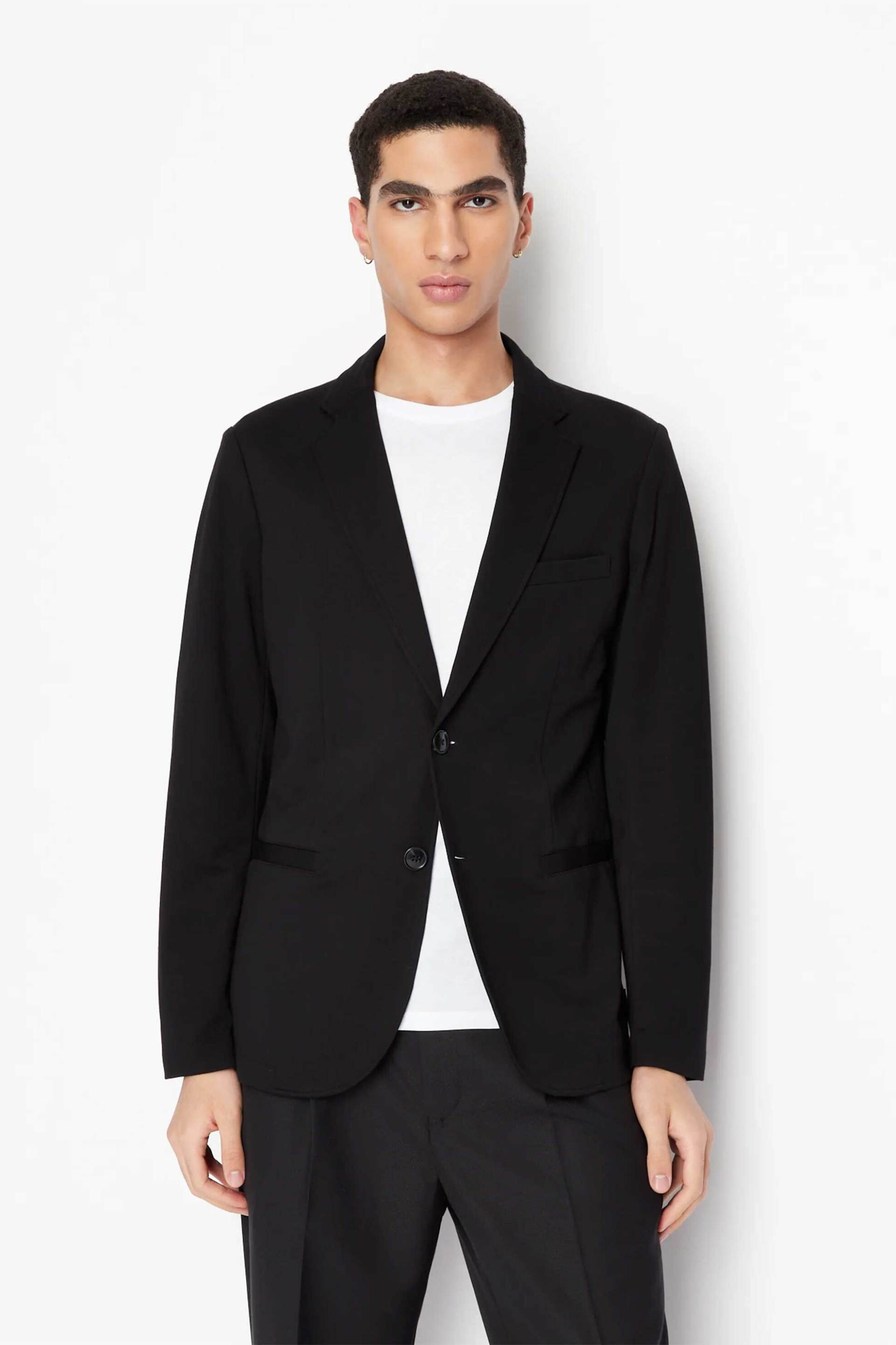 Armani Exchange ανδρικό σακάκι - 8NZG77ZJ6JZ Μαύρο