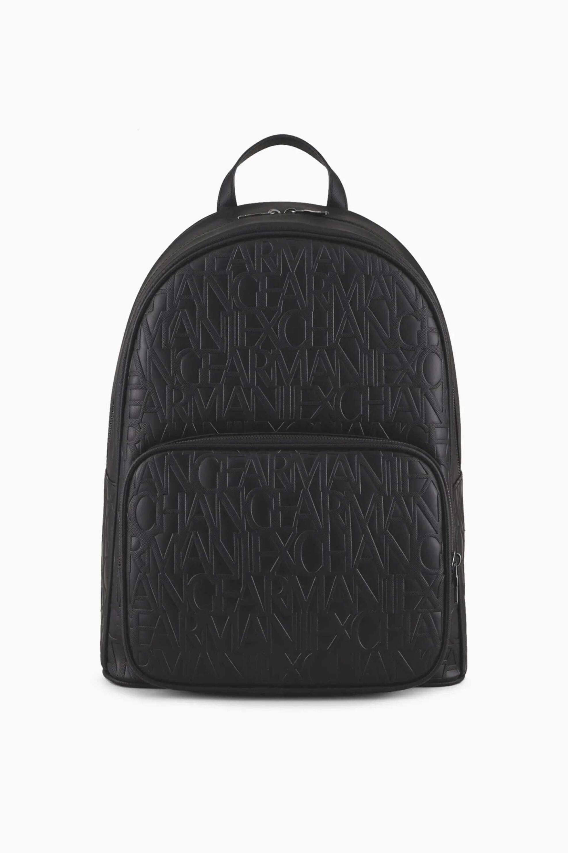 Ανδρική Μόδα > Ανδρικές Τσάντες > Ανδρικά Σακίδια & Backpacks Armani Exchange ανδρικό backpack με all-over ανάγλυφο logo - 952510CC838 Μαύρο
