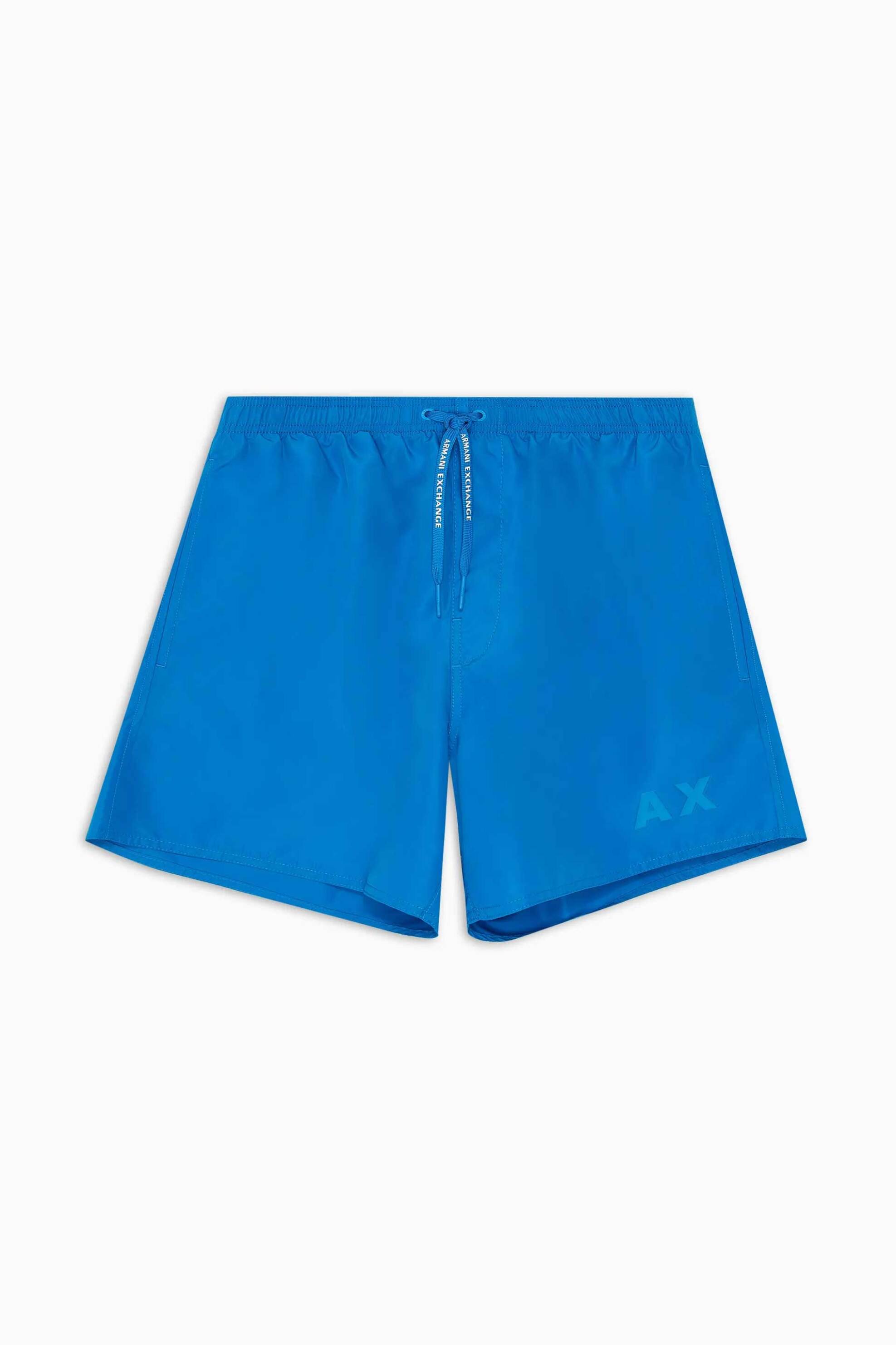 Armani Exchange Ανδρικό Μαγιό Boxer με Λογότυπο - 9530014R646 Μπλε