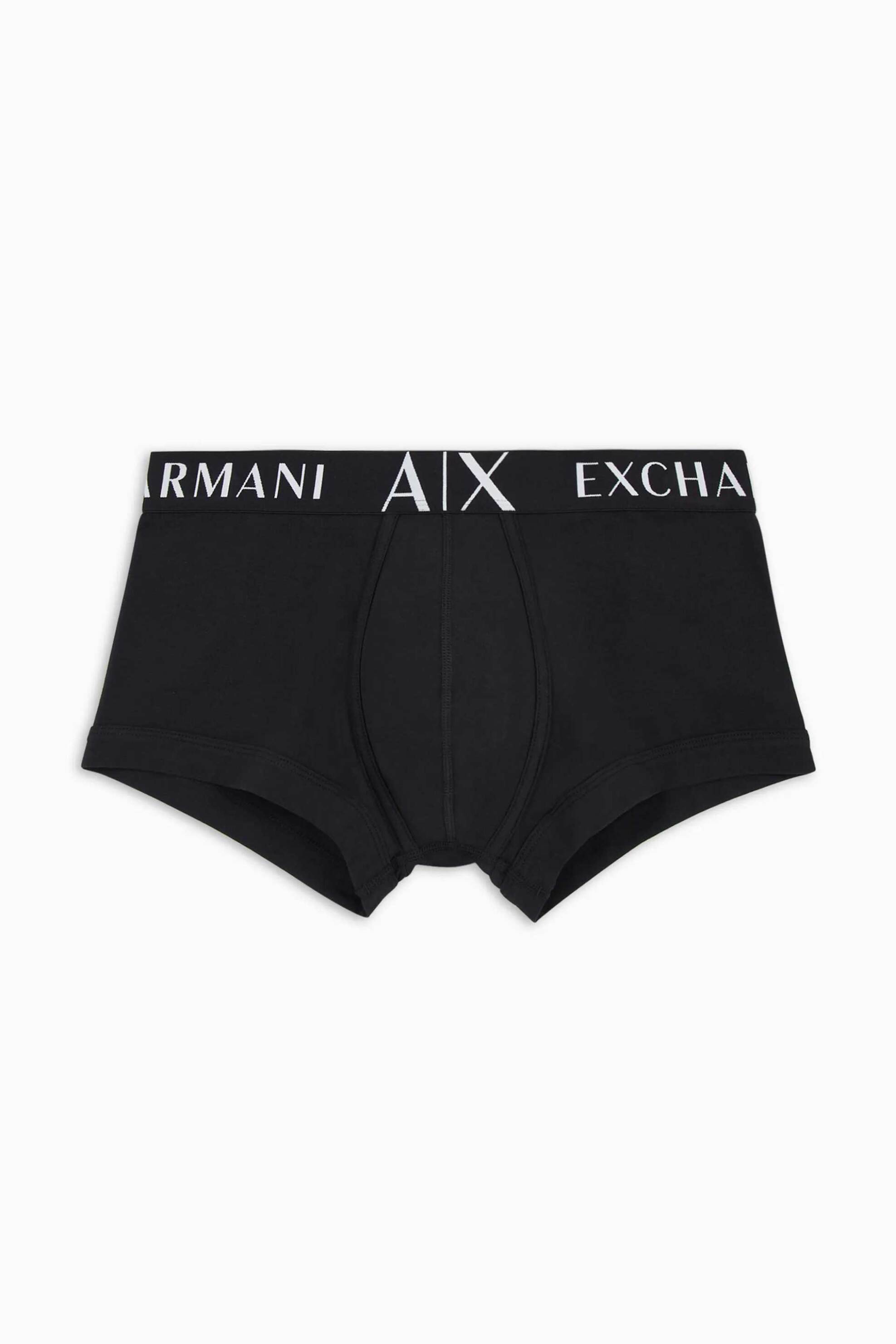ARMANI EXCHANGE Armani Exchange ανδρικό εσώρουχο boxer με λογότυπο - 956002CC282 Μαύρο