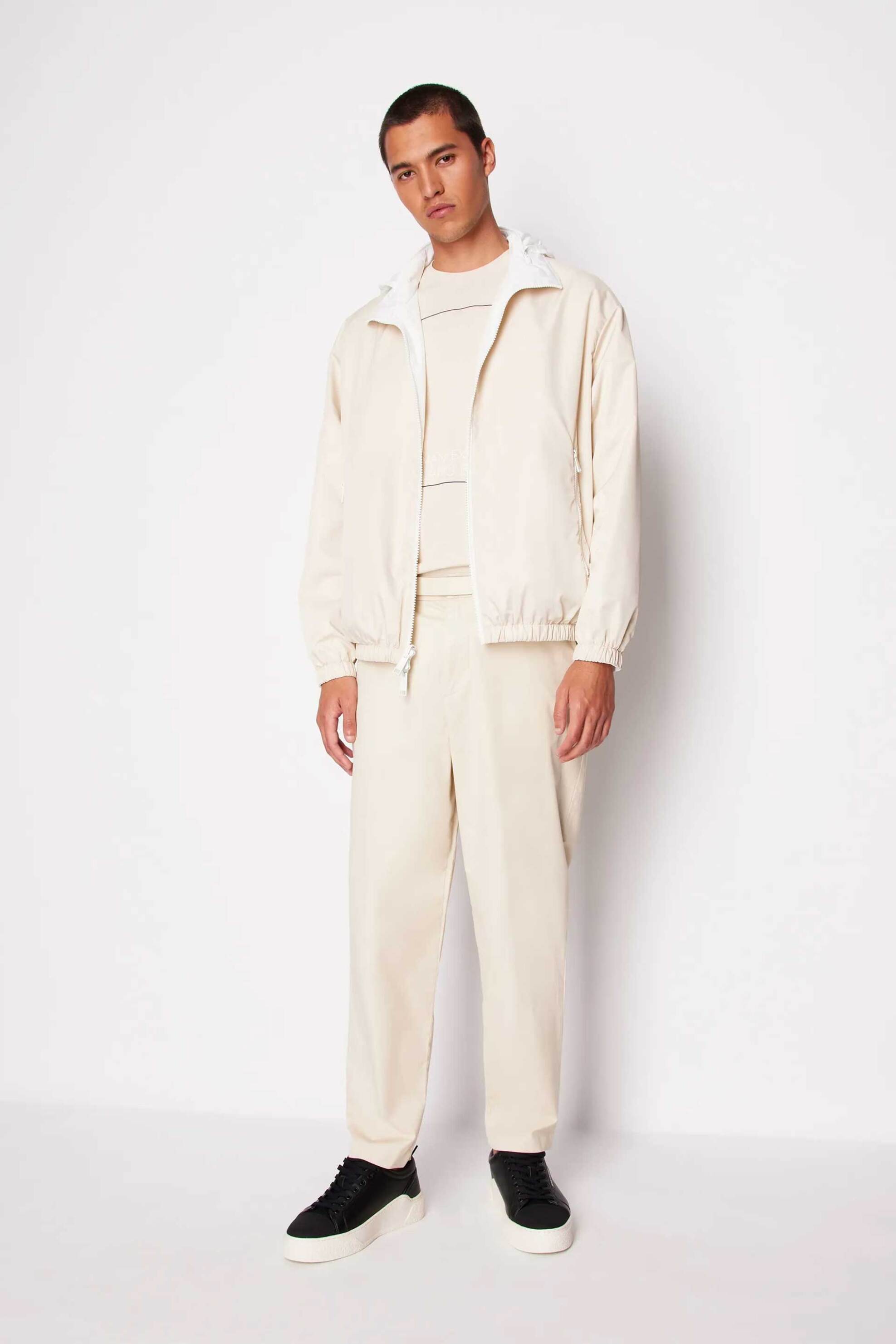 Armani Exchange ανδρικό ψηλόμεσο chino παντελόνι - 3DZP07ZN3TZ Μπεζ