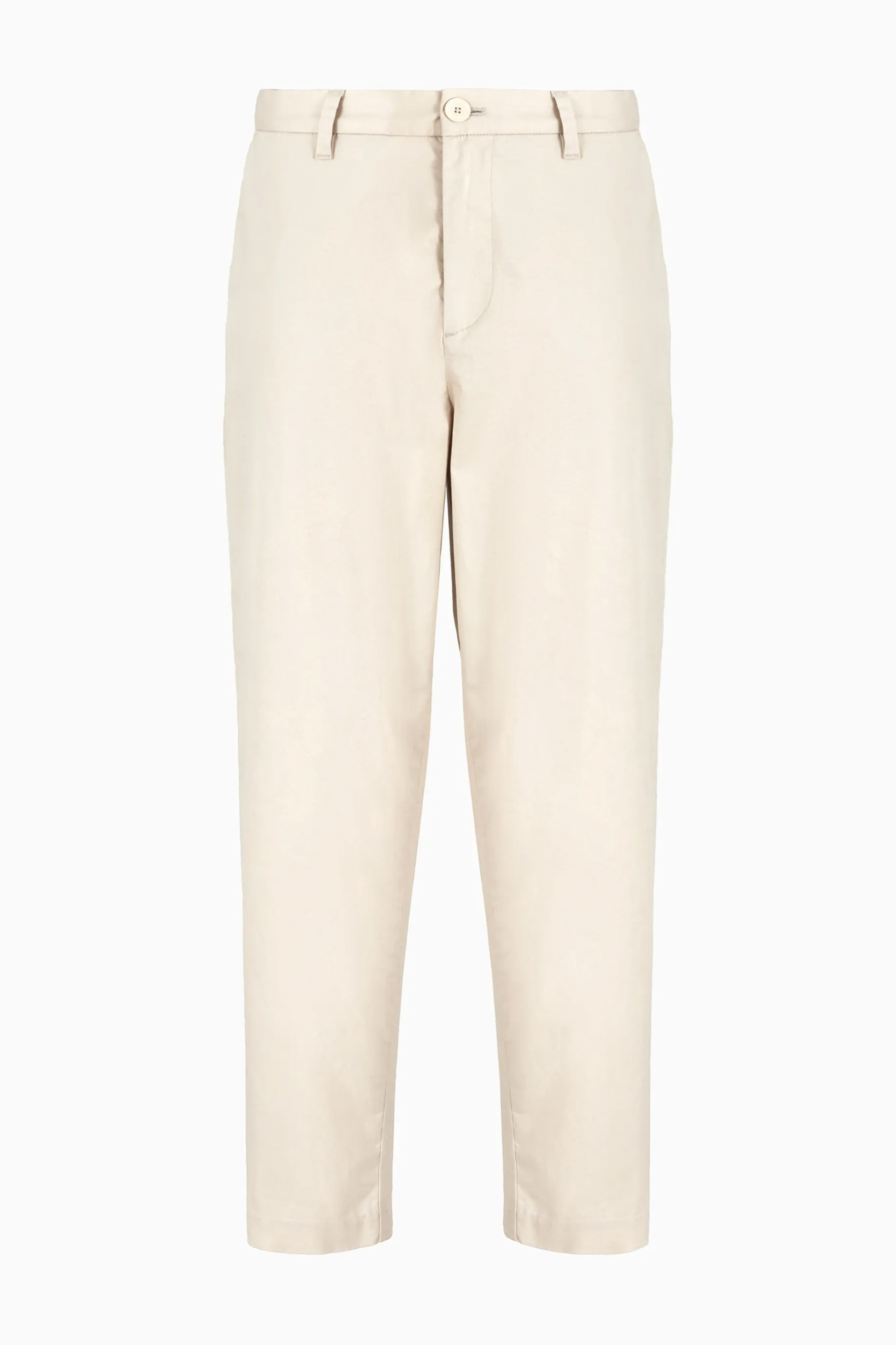 Armani Exchange Ανδρικό Ψηλόμεσο Chino Παντελόνι - 3Dzp07Zn3Tz Μπεζ