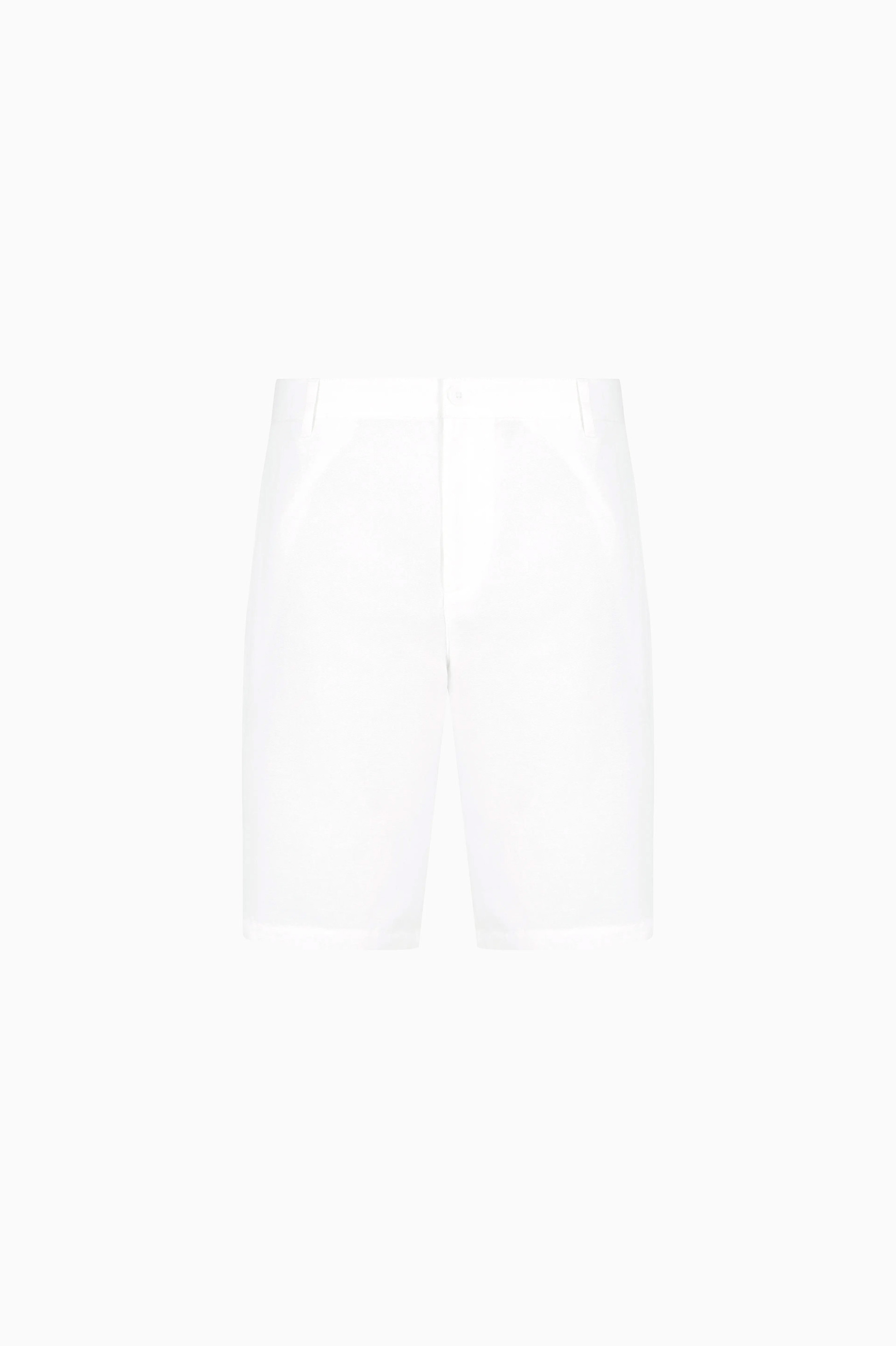 Armani Exchange Ανδρική Βερμούδα Μονόχρωμη - 8Nzs67Znfnz Λευκό