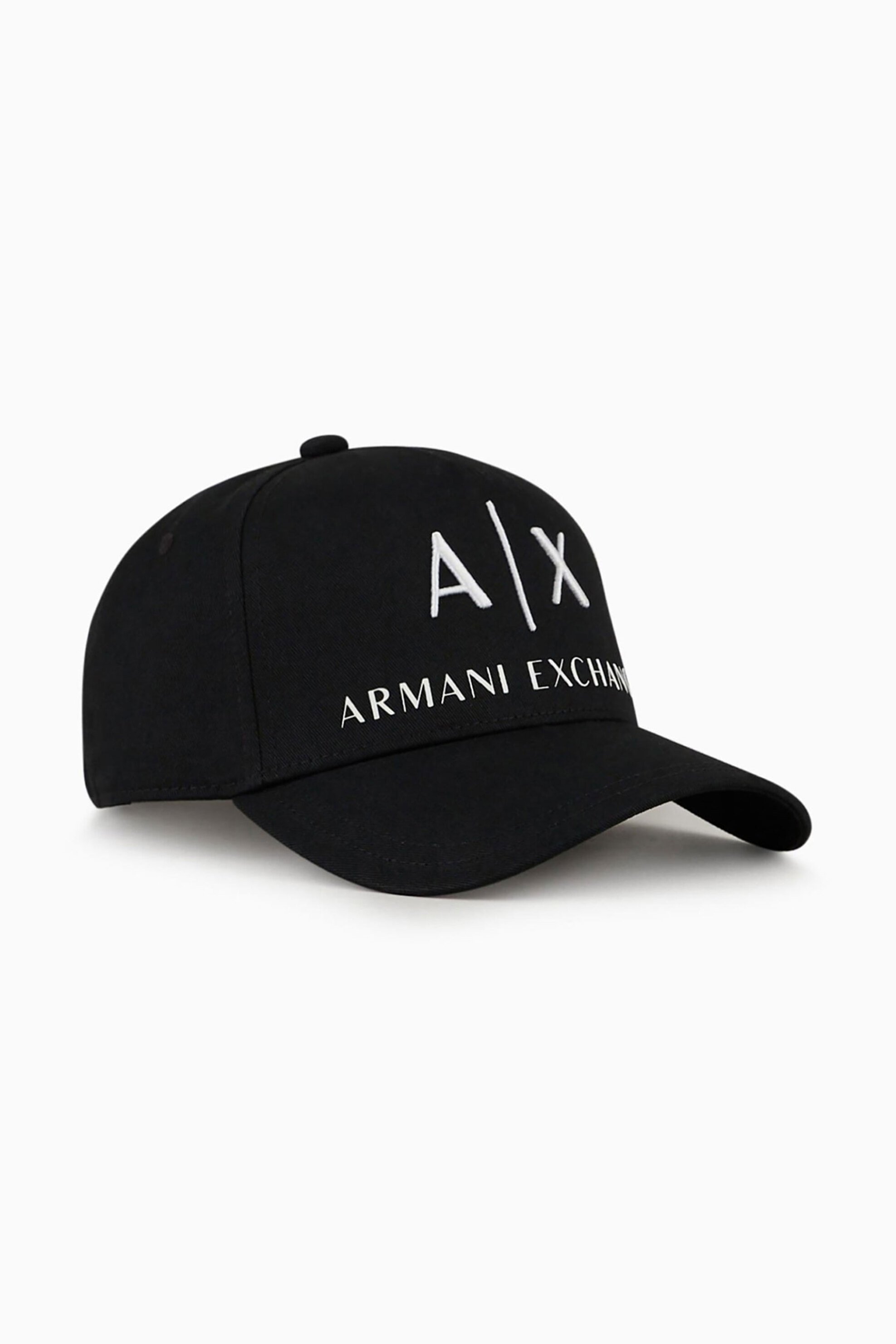 Armani Exchange ανδρικό καπέλο μονόχρωμο με ανάγλυφο λογότυπο - 954039CC513 Μαύρο