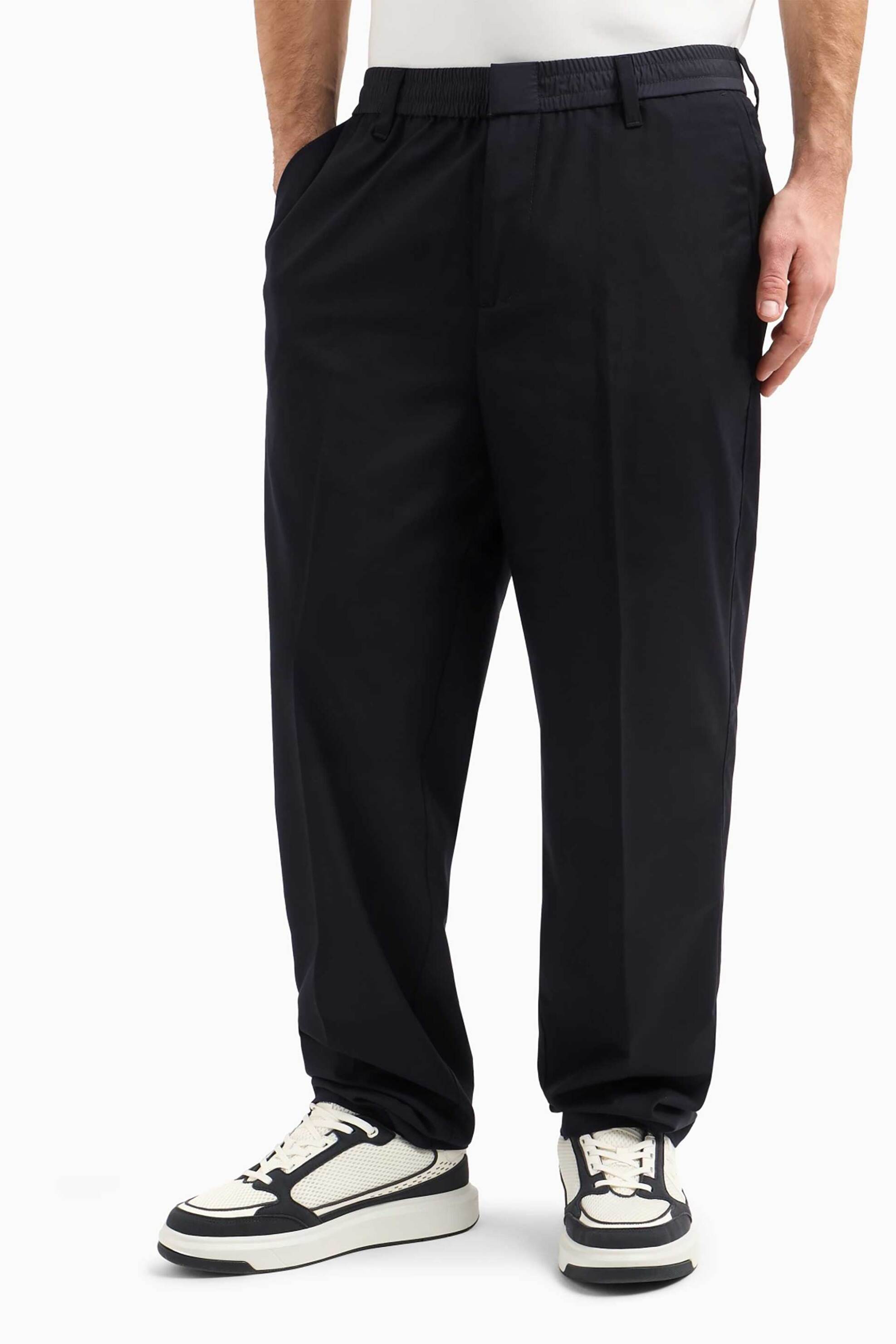 Armani Exchange ανδρικό chino παντελόνι - XM000207AF12041 Σκούρο Μπλε φωτογραφία
