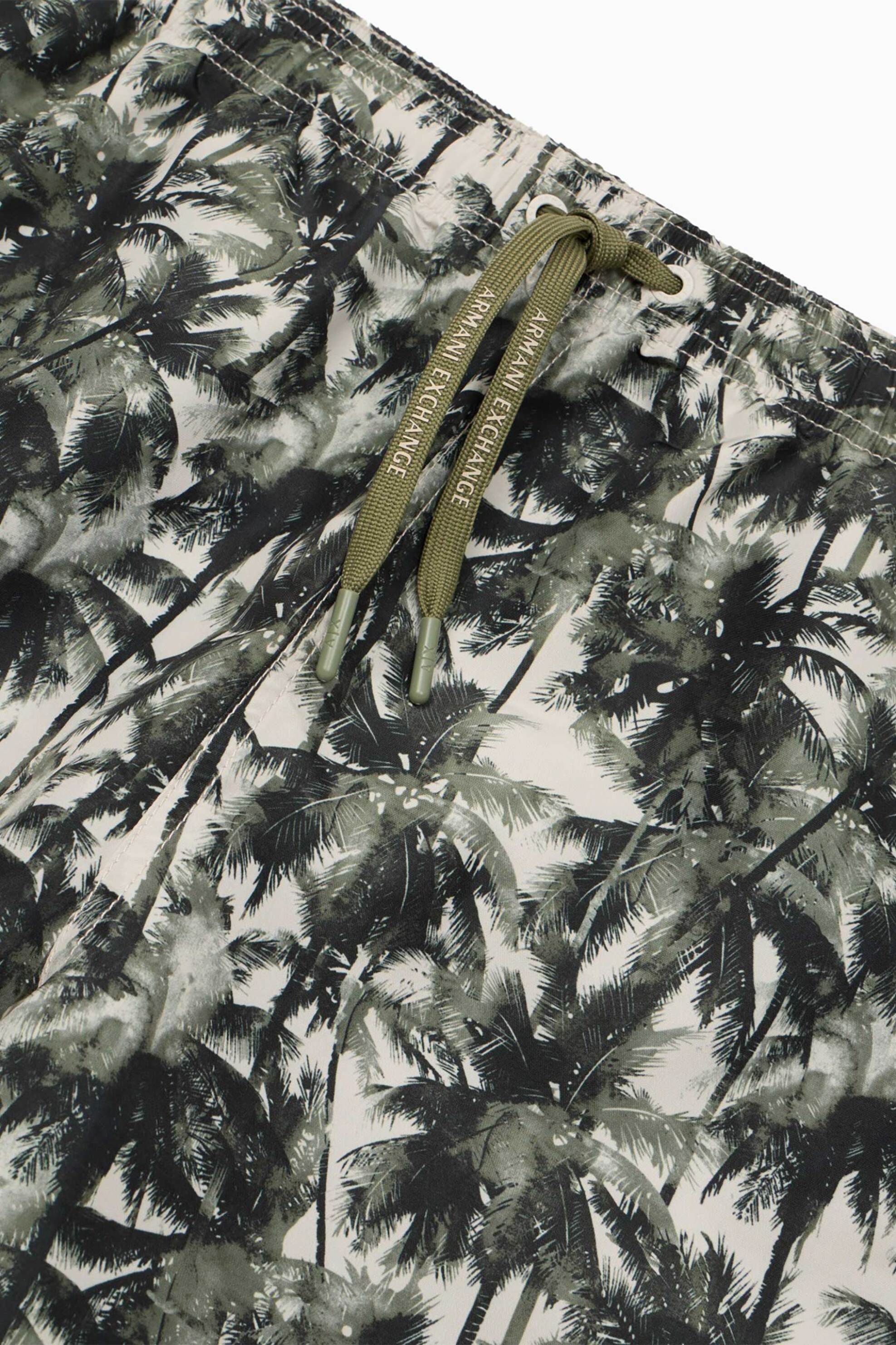 Armani Exchange ανδρικό μαγιό με all-over print - XM000835AF13656 Κυπαρισσί φωτογραφία
