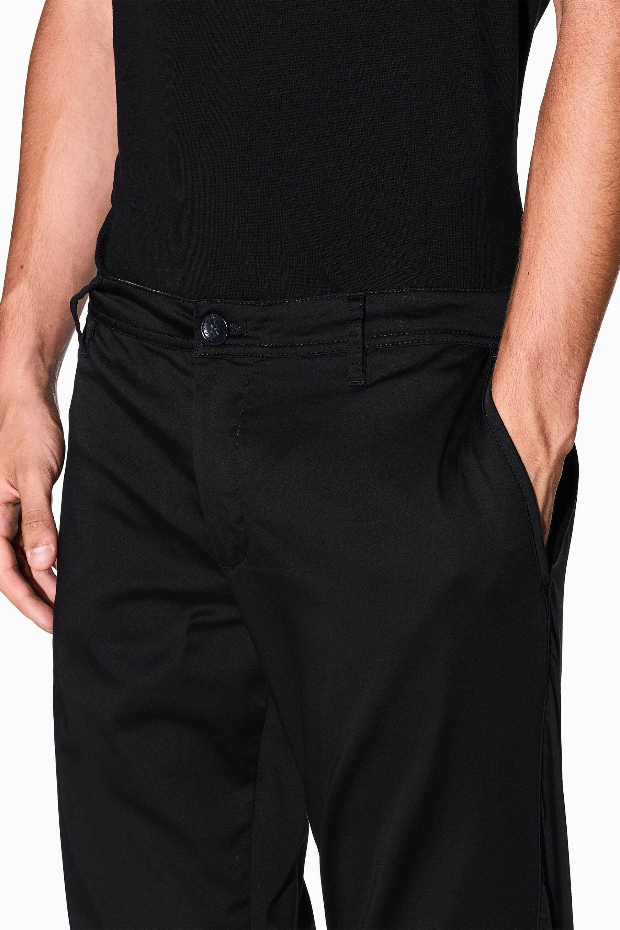 Armani Exchange Ανδρικό Παντελόνι Chino Regular Fit - Xm001162Af13236 Μαύρο