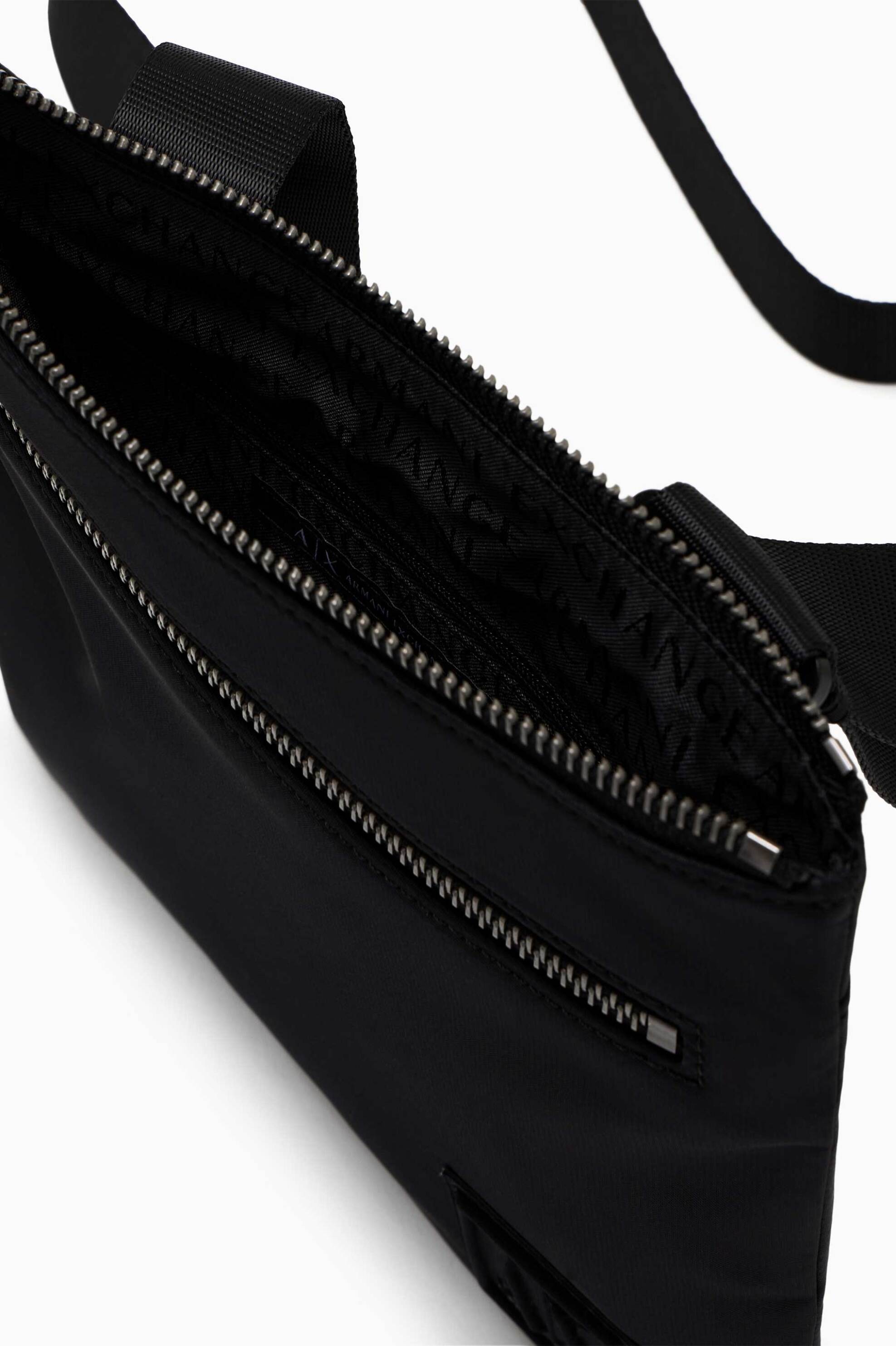 Armani Exchange ανδρικό τσαντάκι crossbody με λογότυπο - XM000105AF15129 Μαύρο φωτογραφία