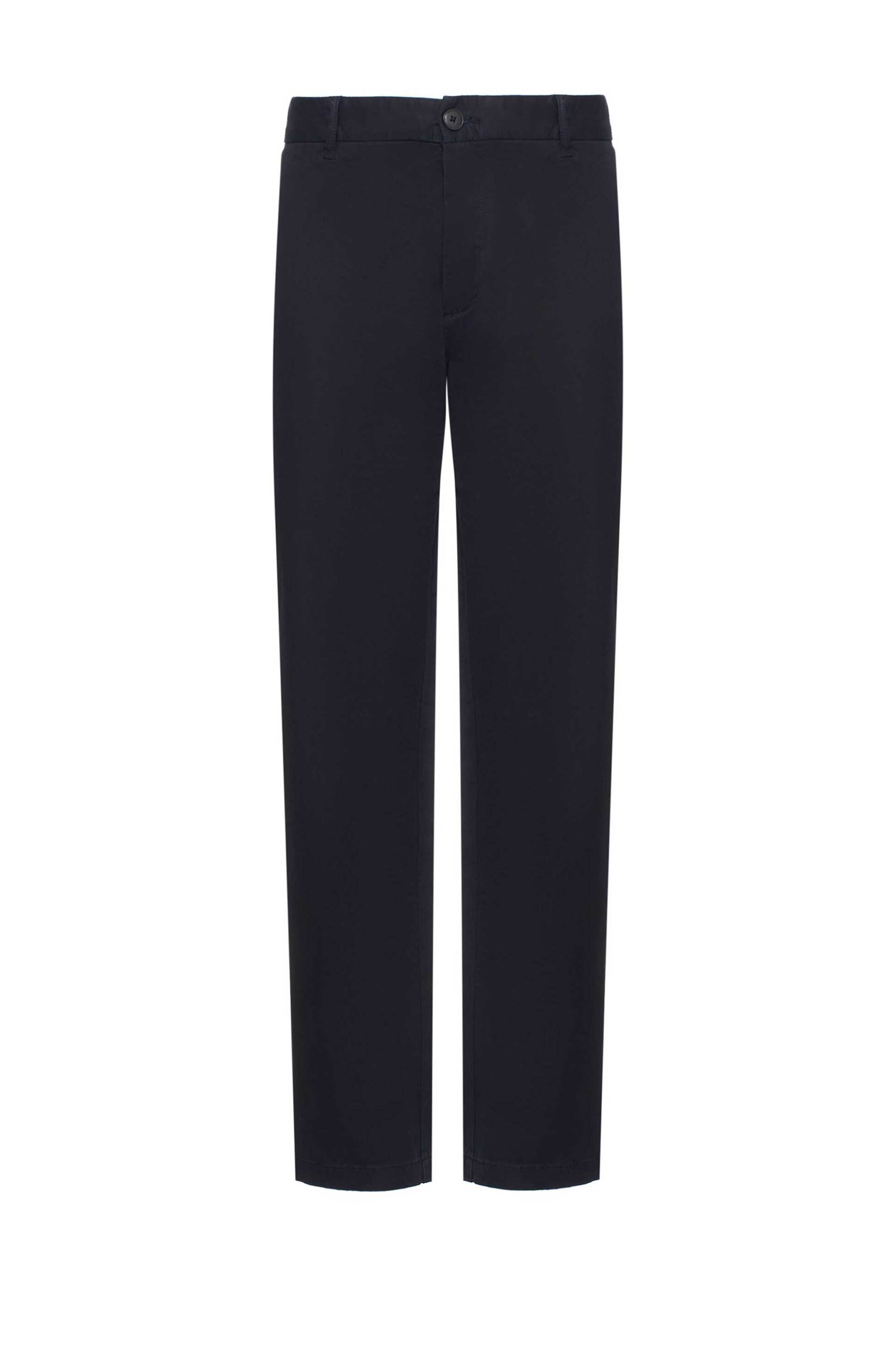 Armani Exchange ανδρικό chino παντελόνι μονόχρωμο Straight Fit - XM001569AF18849 Σκούρο Μπλε