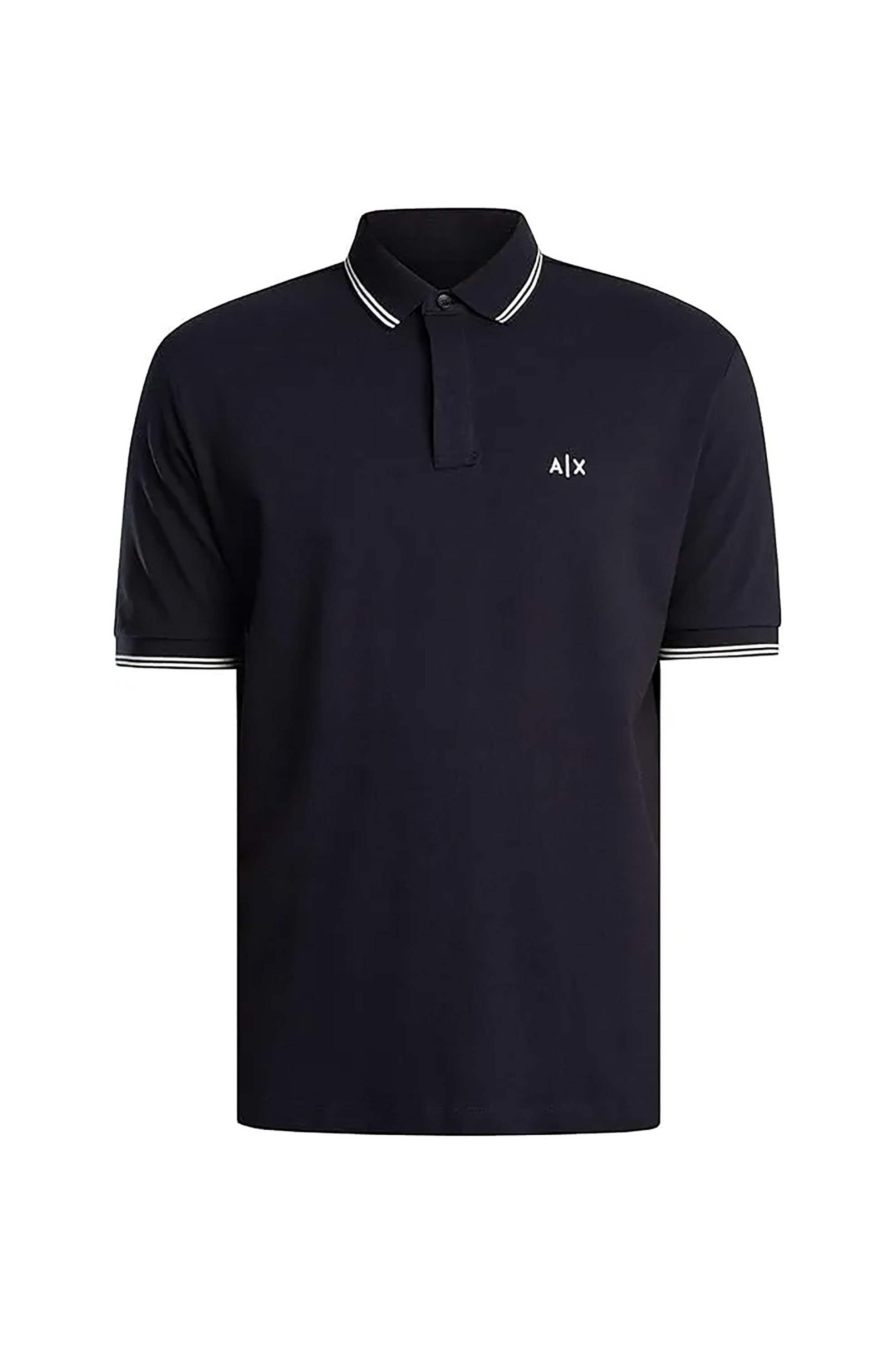 Armani Exchange ανδρική μπλούζα πόλο με κεντημένο λογότυπο - XM001287AF17321 Σκούρο Μπλε