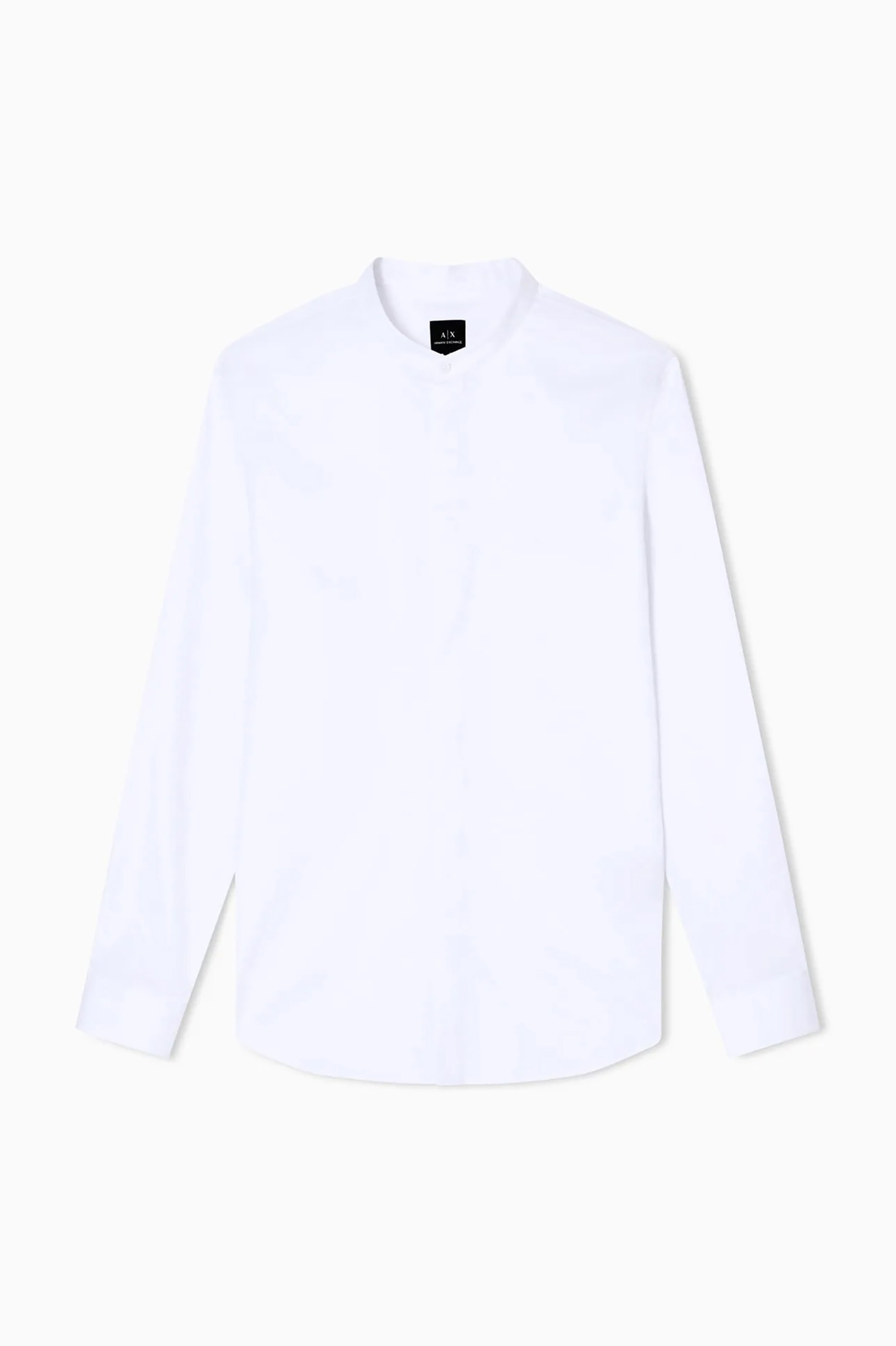 ARMANI EXCHANGE Armani Exchange ανδρικό πουκάμισο με μάο γιακά - XM001503AF10192 Λευκό